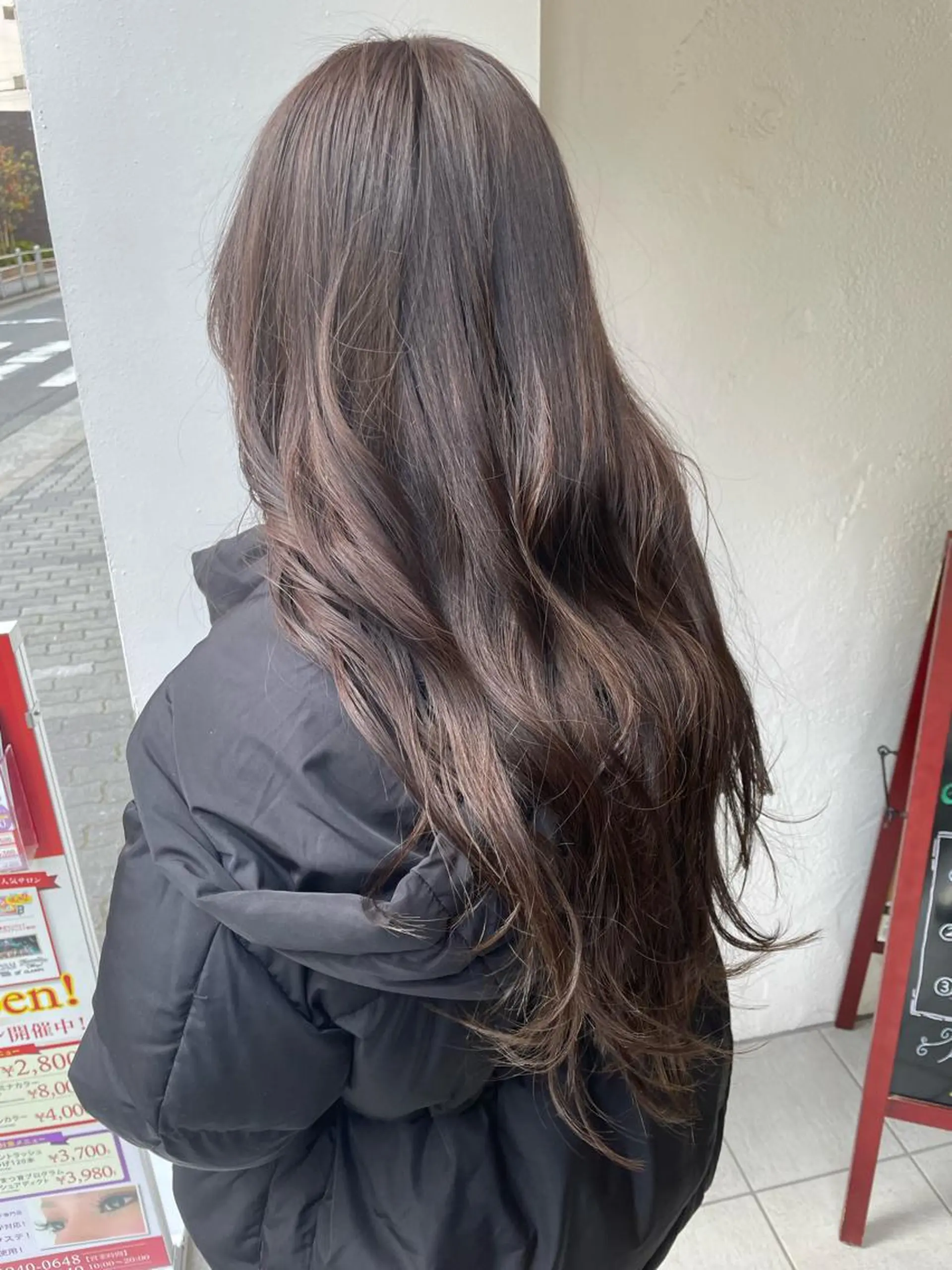 ロング カラー ベージュカラー カット ヘアカラー 🌼韓国ヘア🌼 田中義也のヘアスタイル