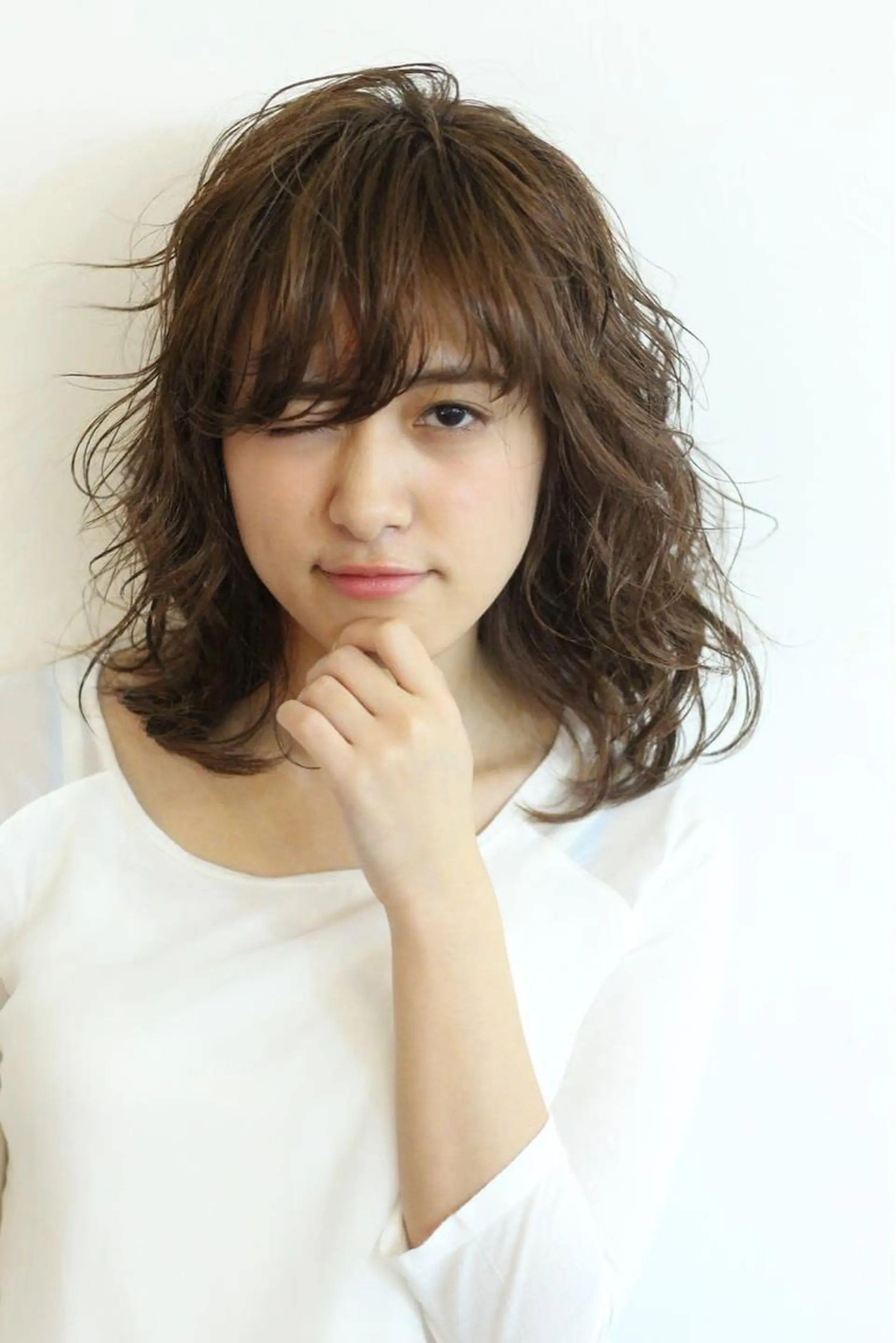 ショート ミディアム セミロング ロング カラー パーマ 髪質改善 ami byAbsoのヘアスタイル