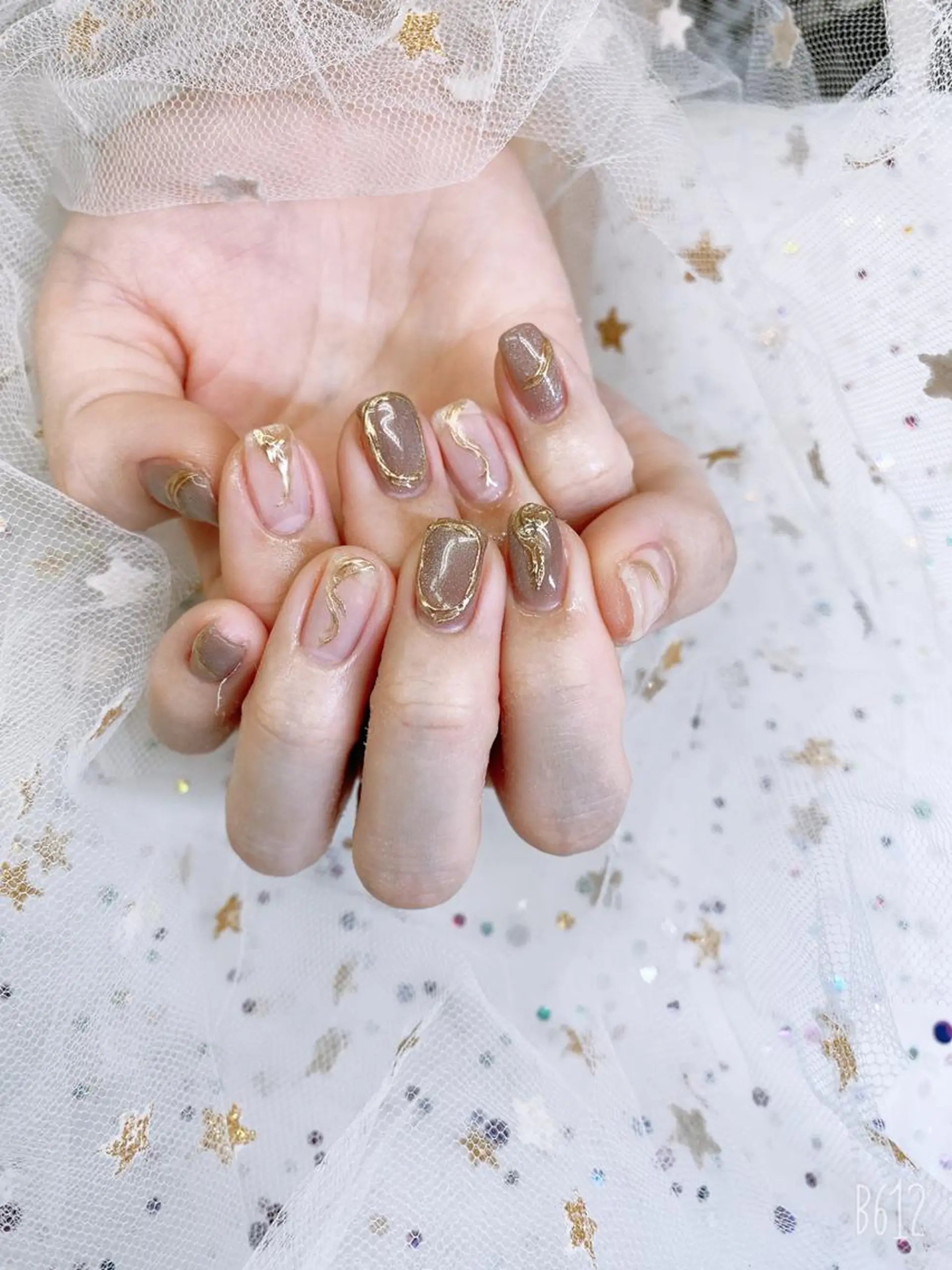 ネイル 🦋ネイルサロン ブラン🌈ゆりのネイルデザイン