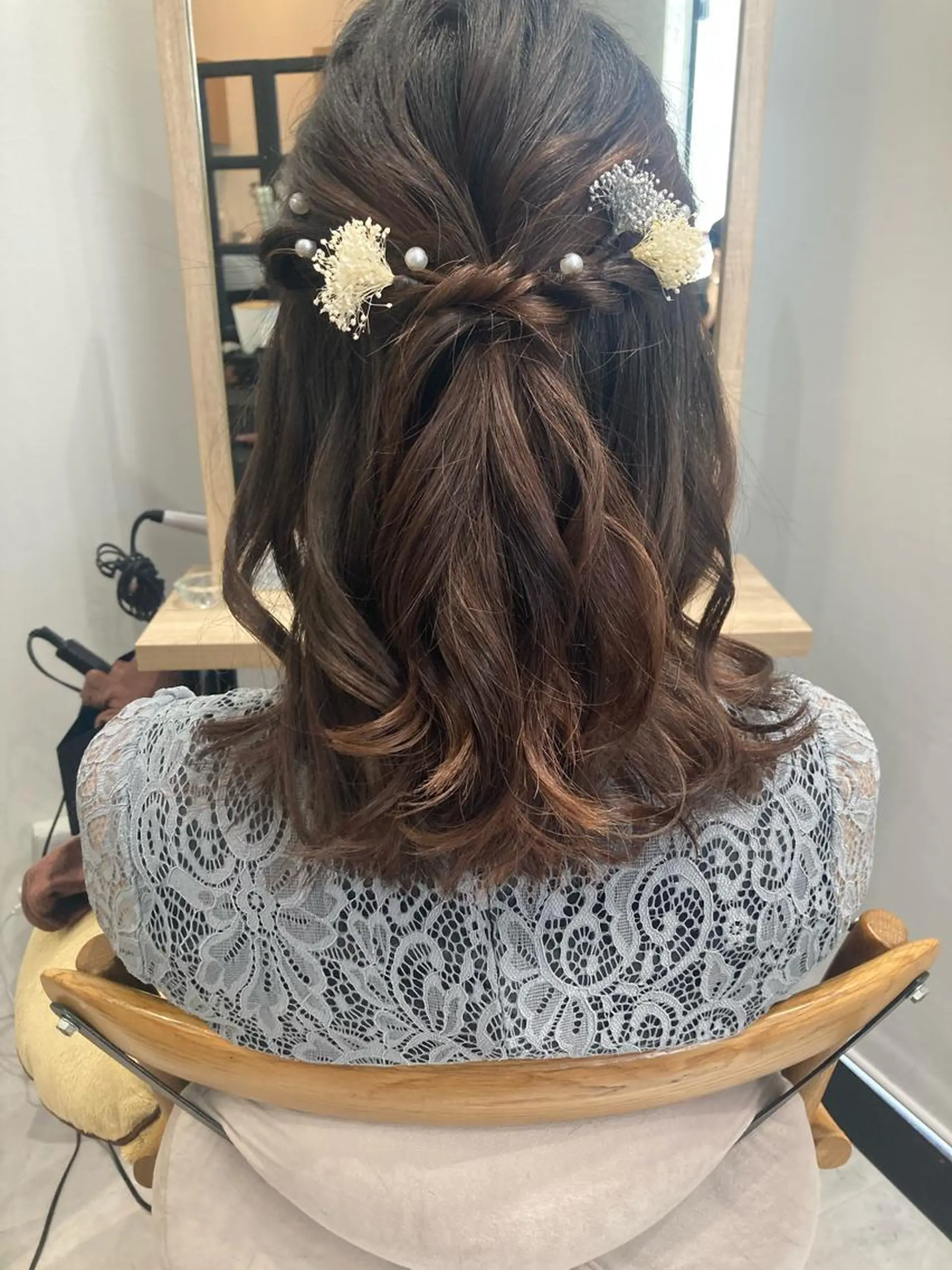 ミディアム ヘアセット ✨色持ちの良い艶 カラー✨蟹江真世のヘアスタイル