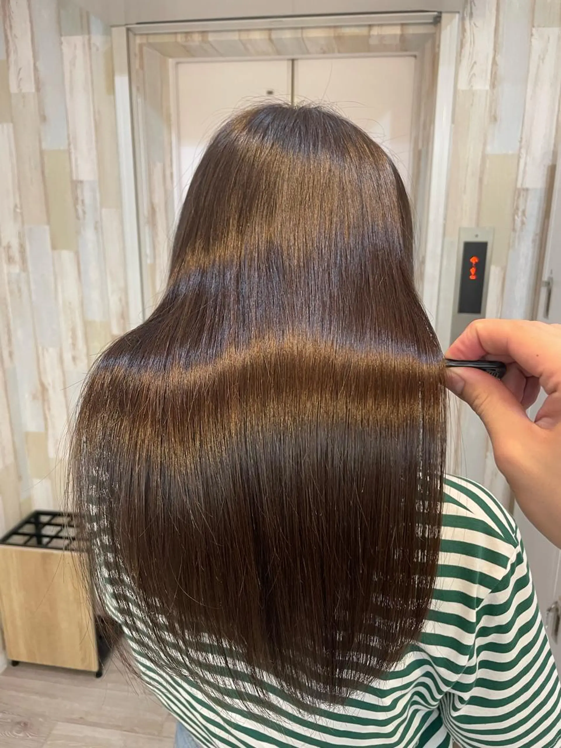ミディアム カラー 髪質改善 トリートメント HIKARU副店長/ ✨️髪質改善のヘアスタイル