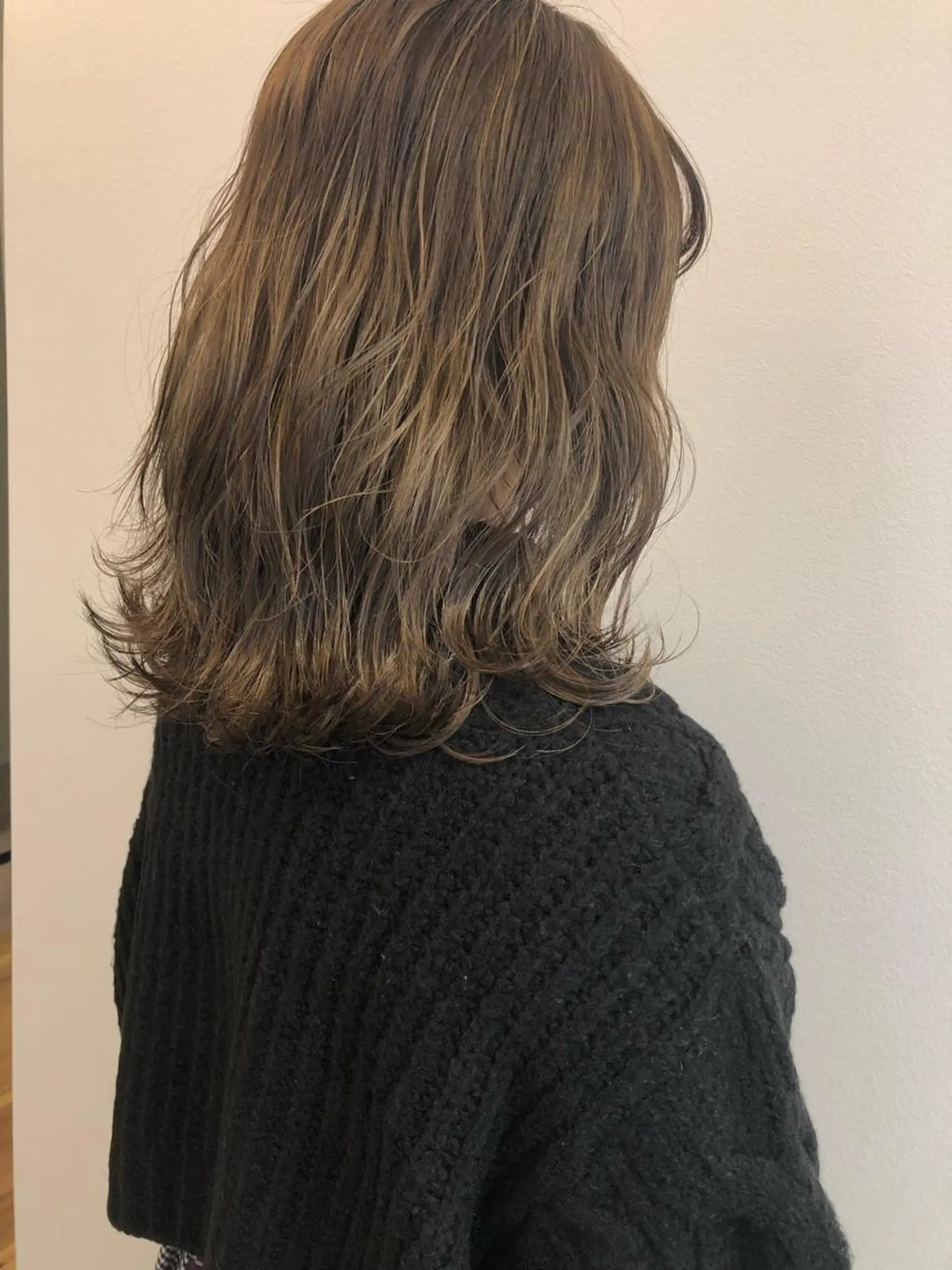 ミディアム カラー ヘアカラー トリートメント MIZUHO / ダブルカラー髪質改善のヘアスタイル