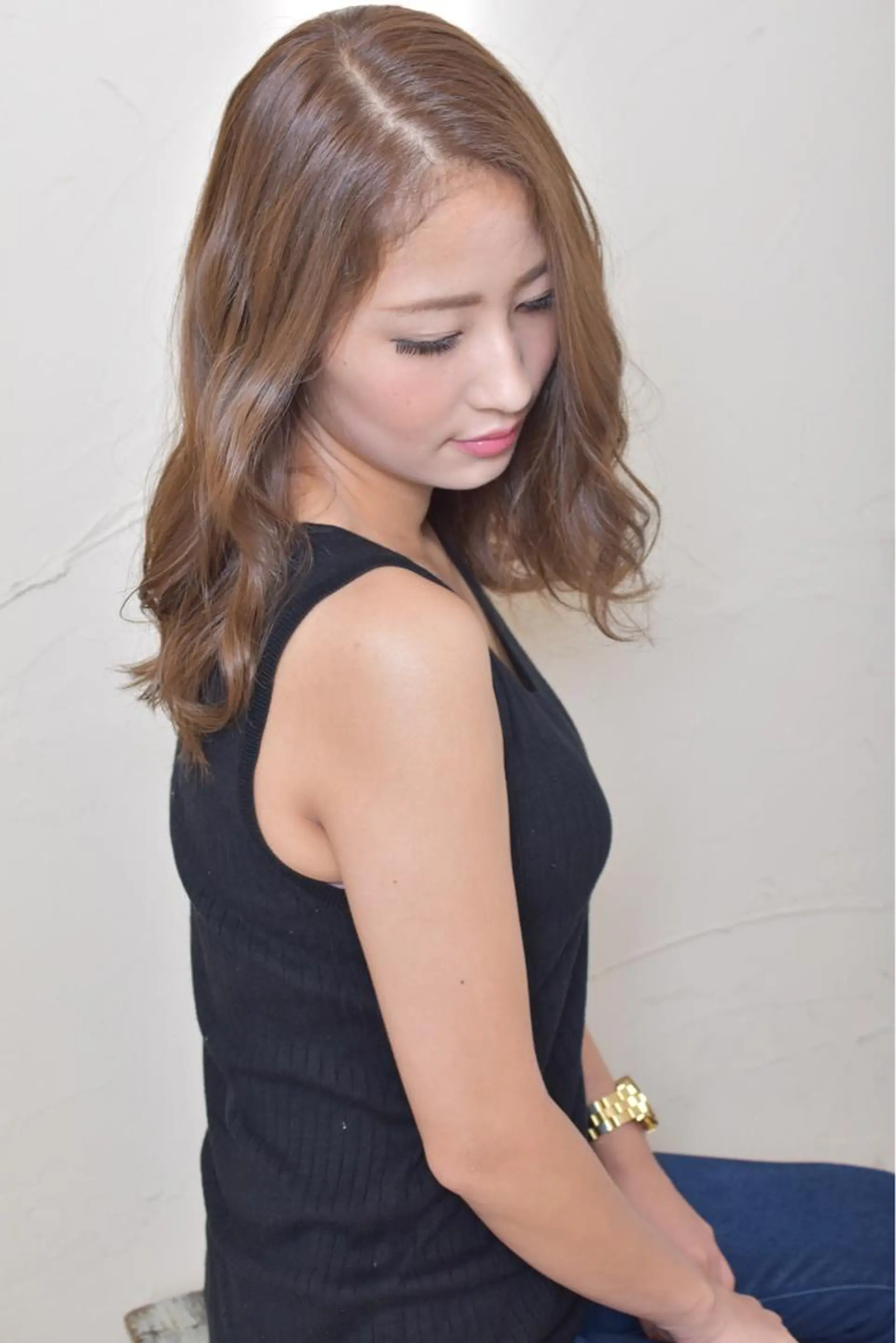 セミロング カラー Ichimura yurieのヘアスタイル