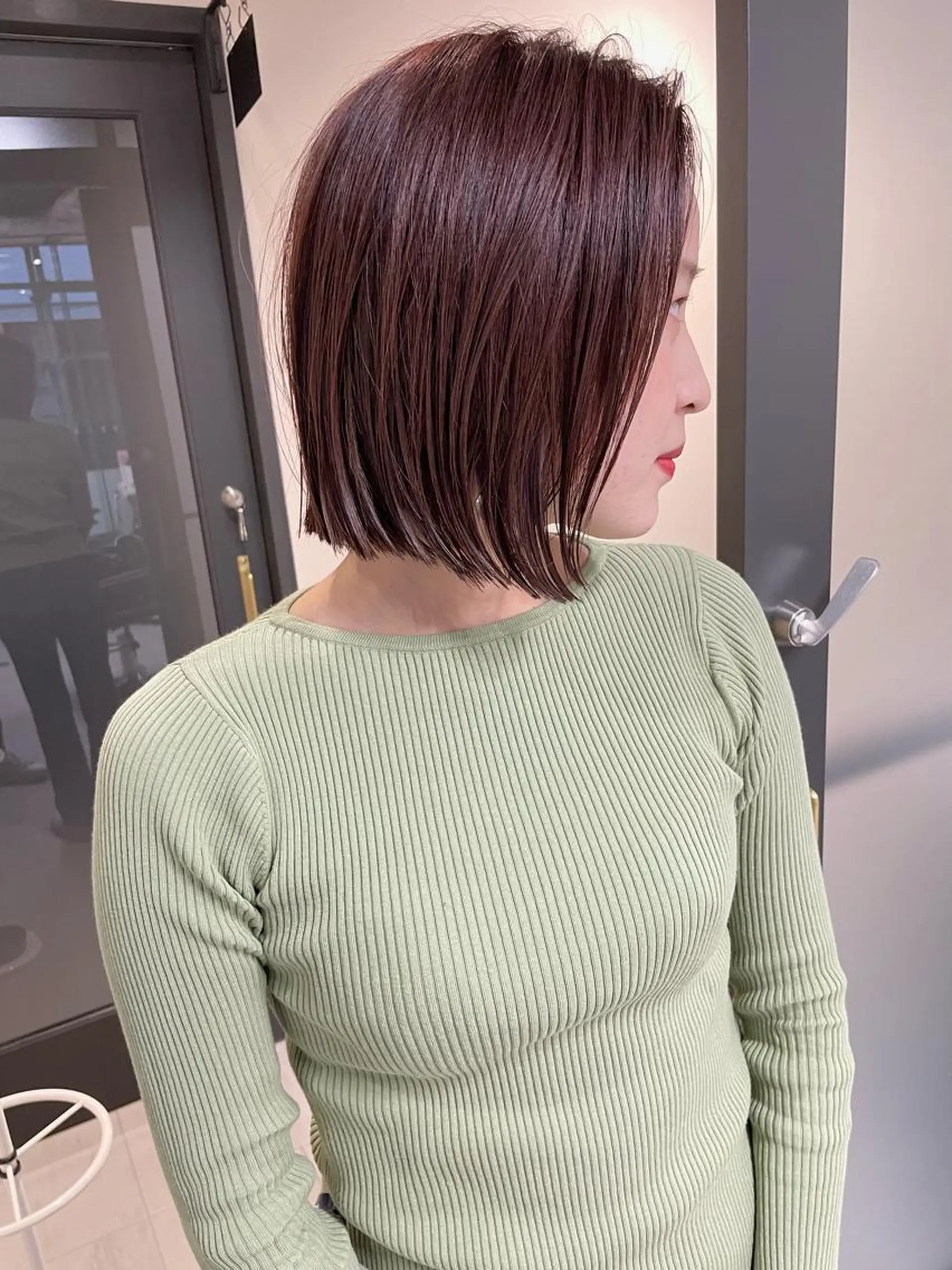 ショート カラー カット ヘアカラー トリートメント 髪質改善will hairdesignのヘアスタイル