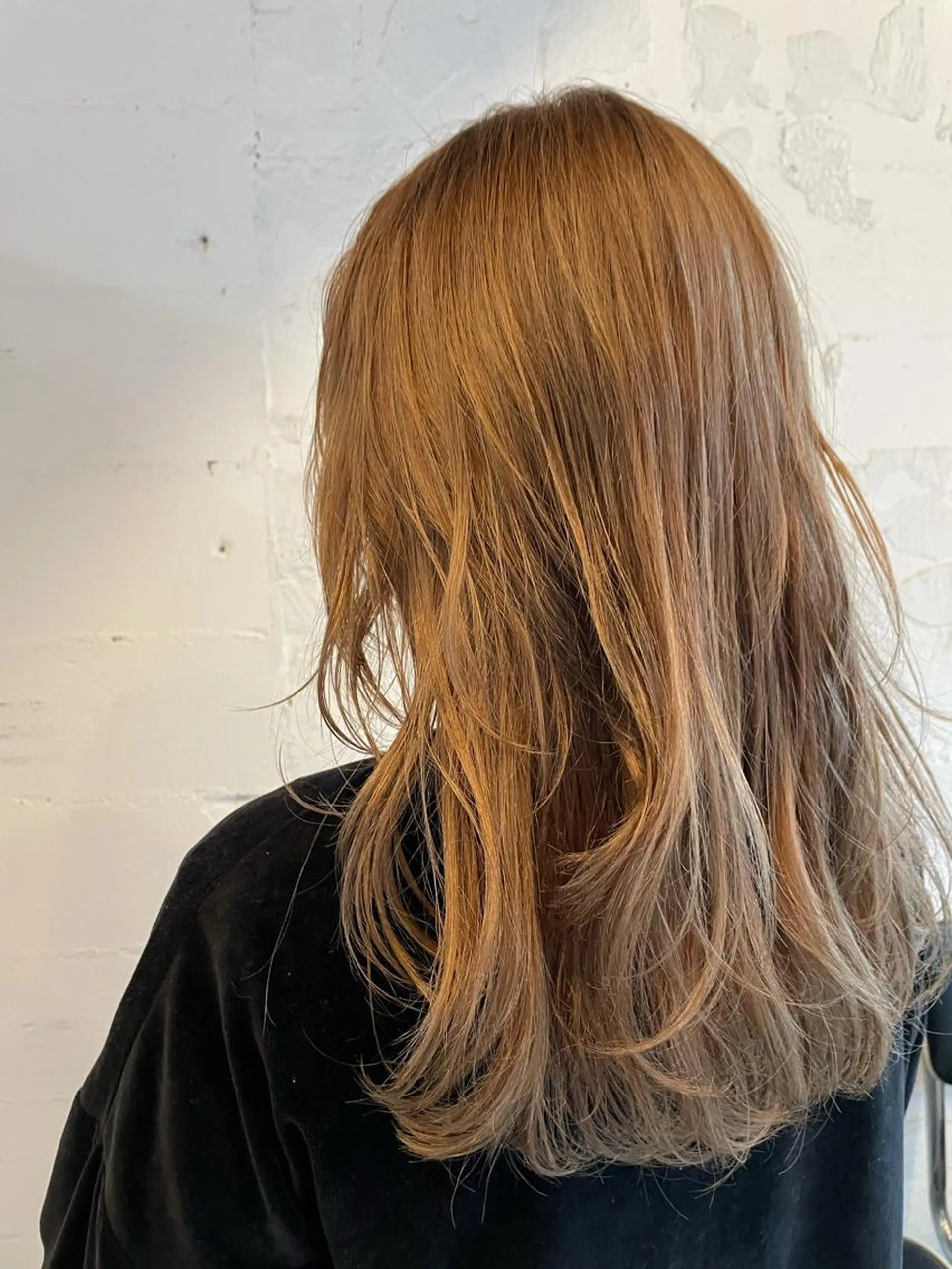 セミロング カラー ベージュカラー hazuki 🌝のヘアスタイル