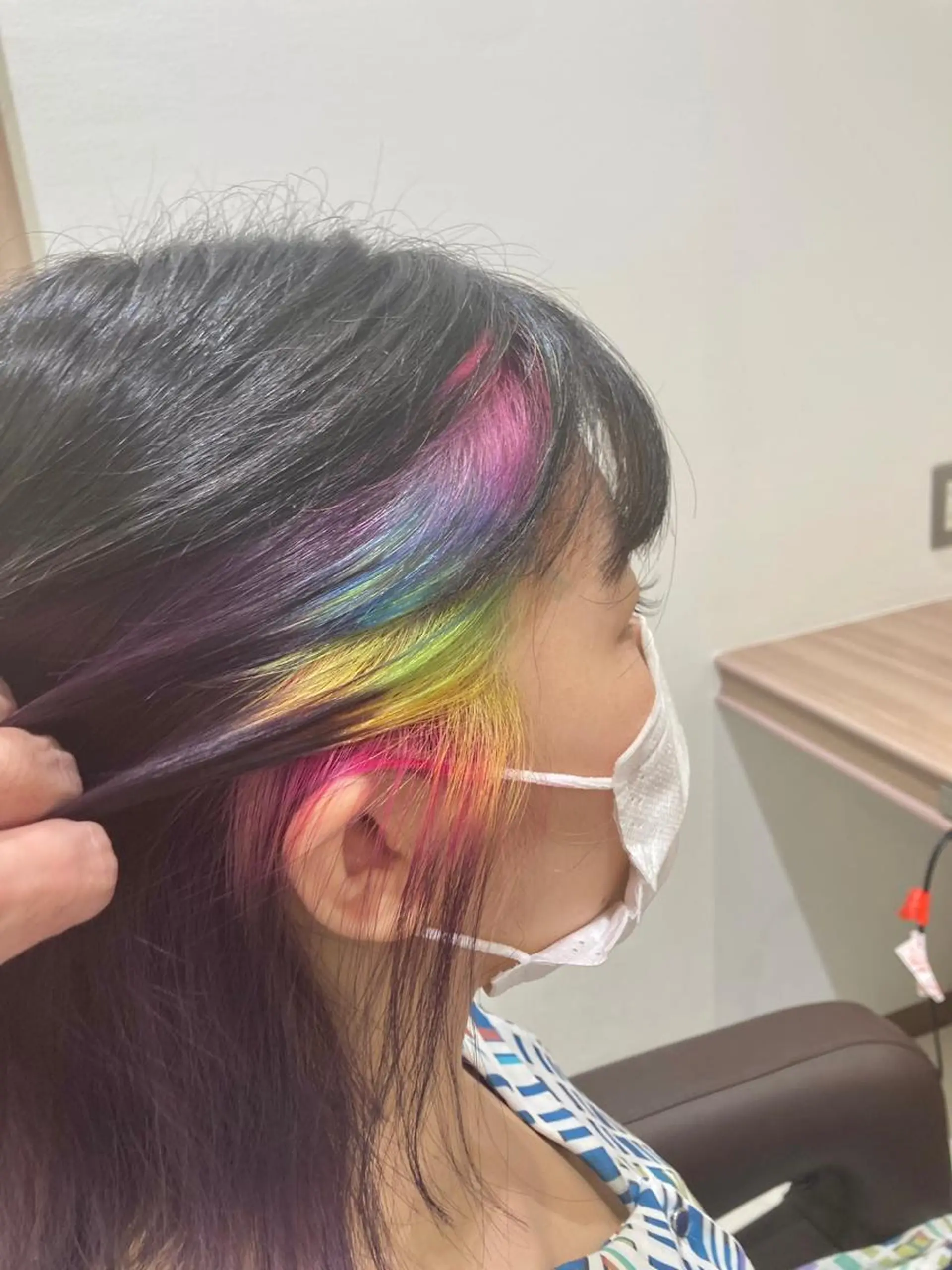 ミディアム ヘアカラー 低ダメ高明度 低ダメ高明度ハイトンのヘアスタイル