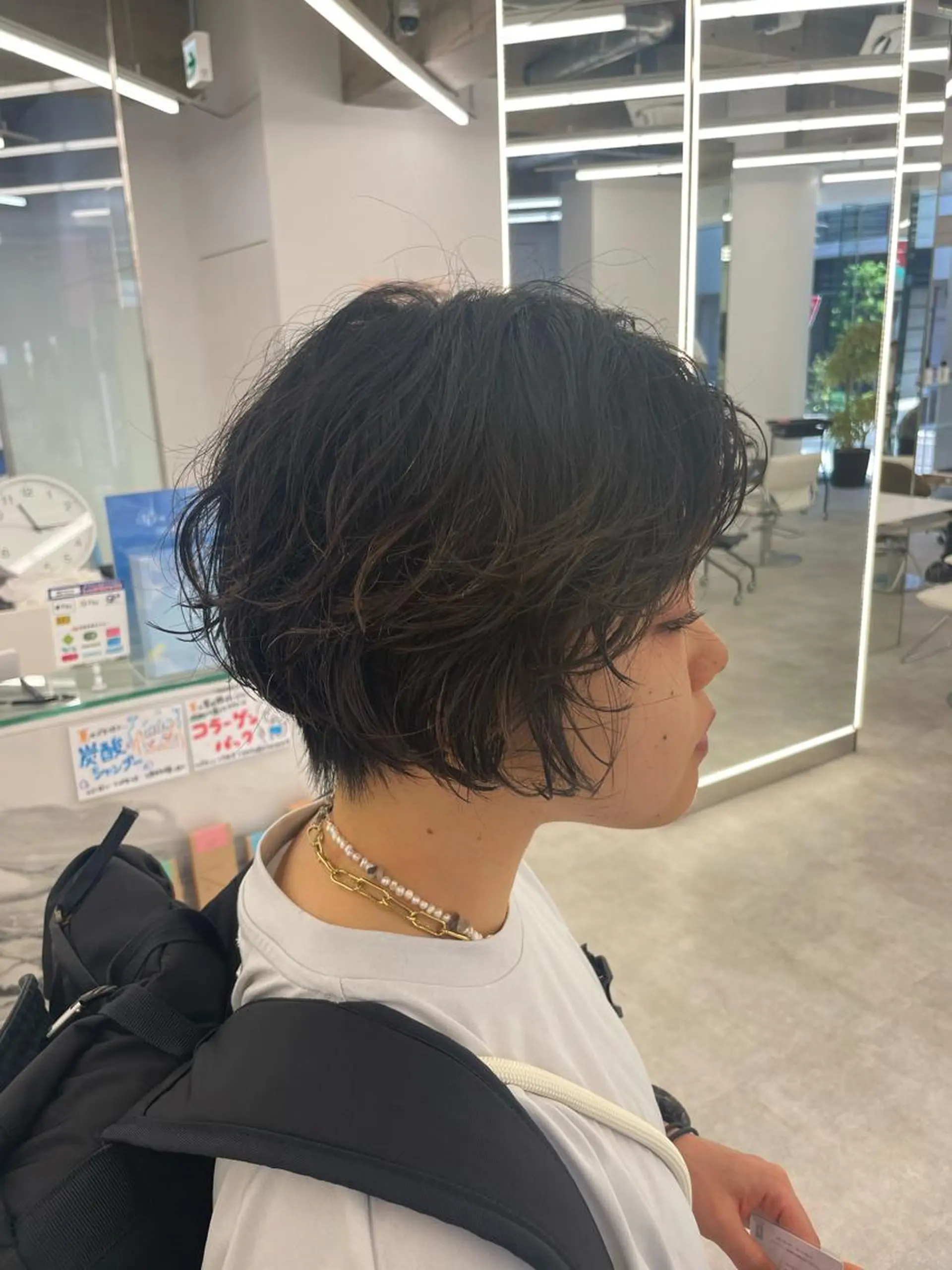 ショート パーマ カット パーマ トリートメント 【Sweep】おじま のぞみのヘアスタイル