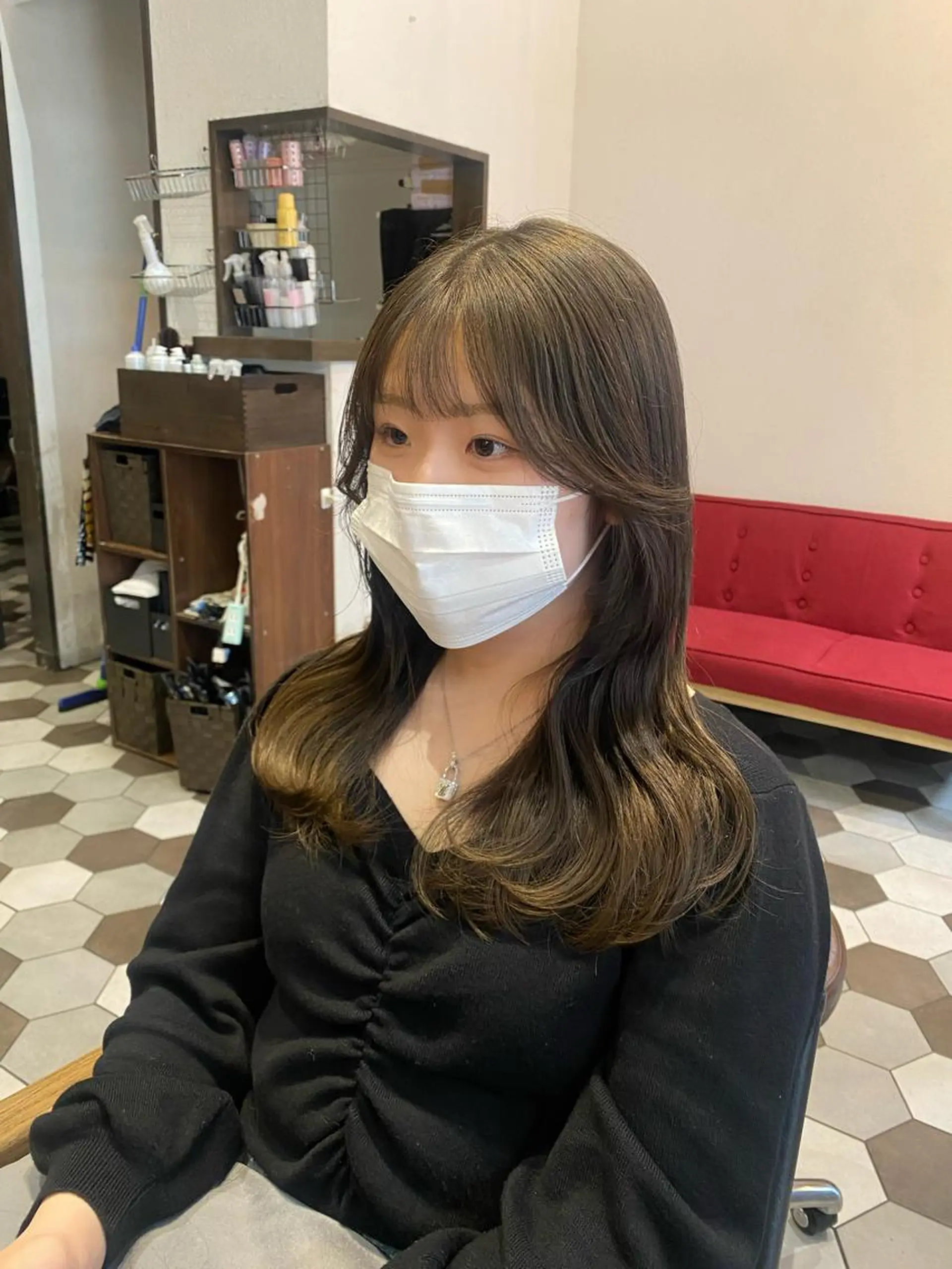 ロング 髪質改善韓国レイヤー SHIORI🦋のヘアスタイル