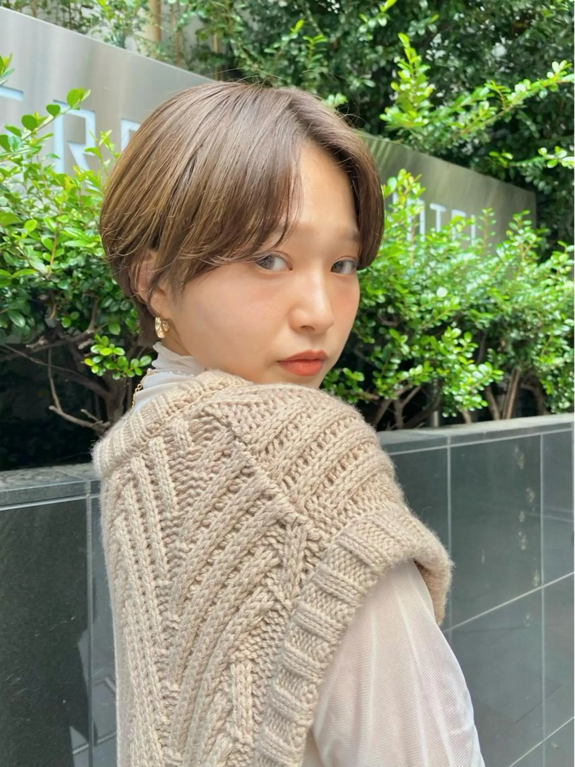 ショート カラー ショートヘア カット ヘアカラー トリートメント ボブ/縮毛矯正/ レイヤー/塚田のヘアスタイル