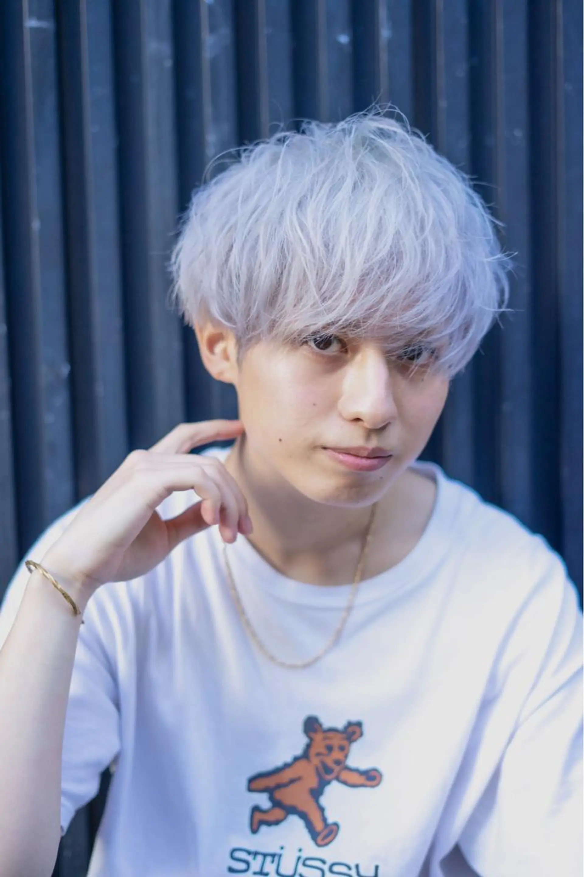 ショート カラー メンズ メンズパーマ特化 TAIGAのヘアスタイル