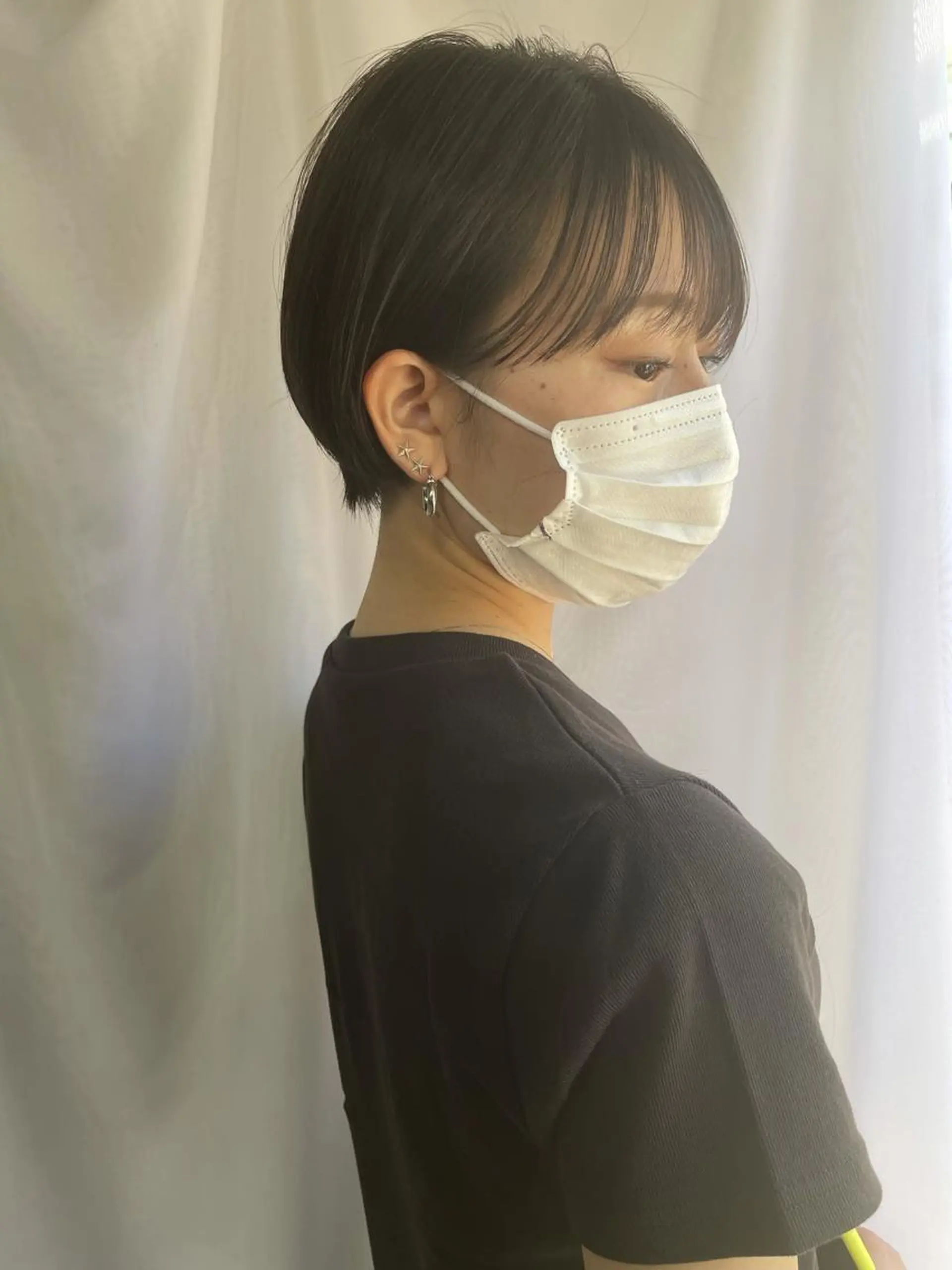 ショート ヘアアレンジ カット ヘアカラー トリートメント 早瀬裕之 パーマのヘアスタイル