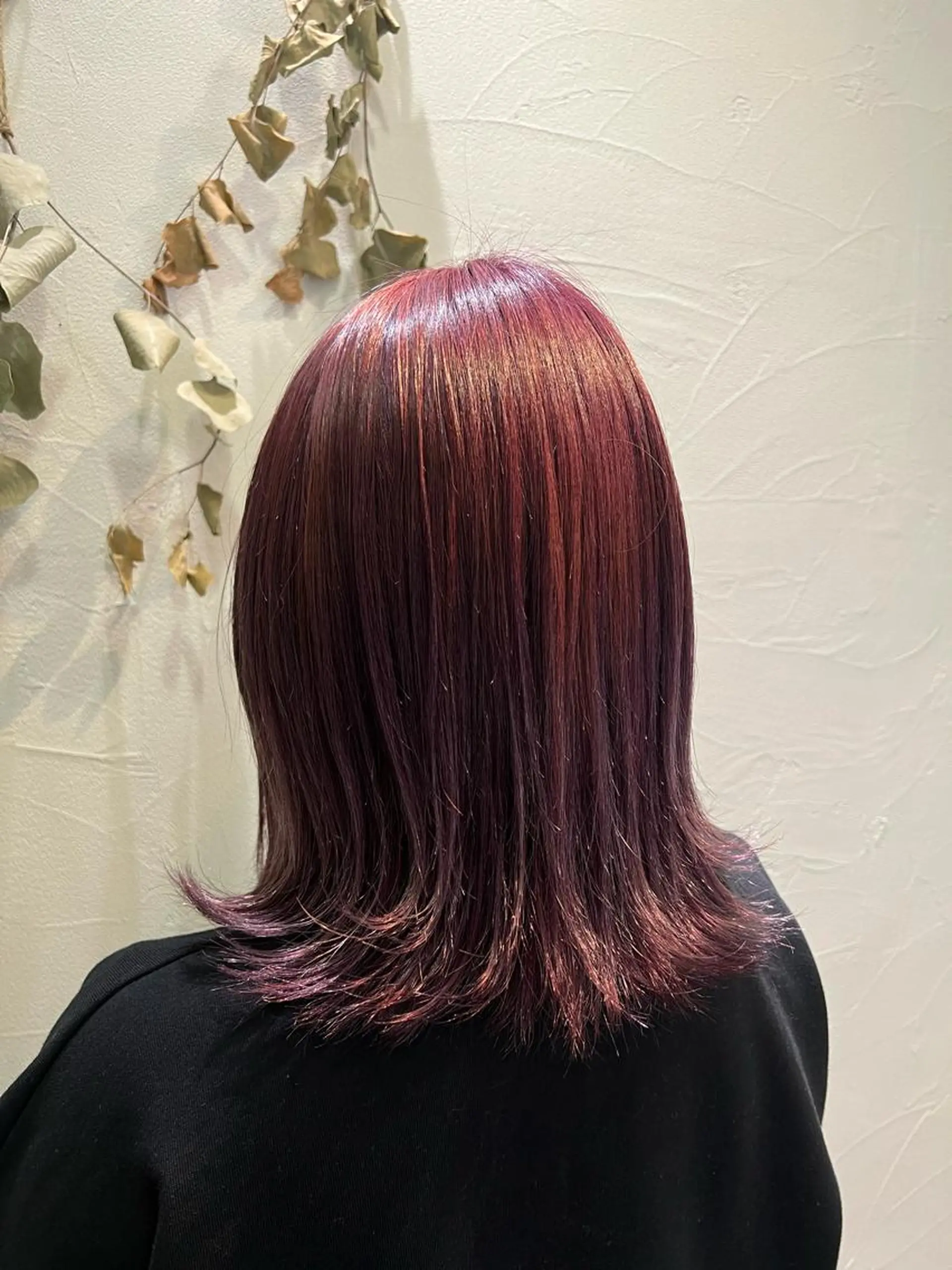 カラー 透明感カラー ラベンダーカラー Ang　山口 莉沙のヘアスタイル