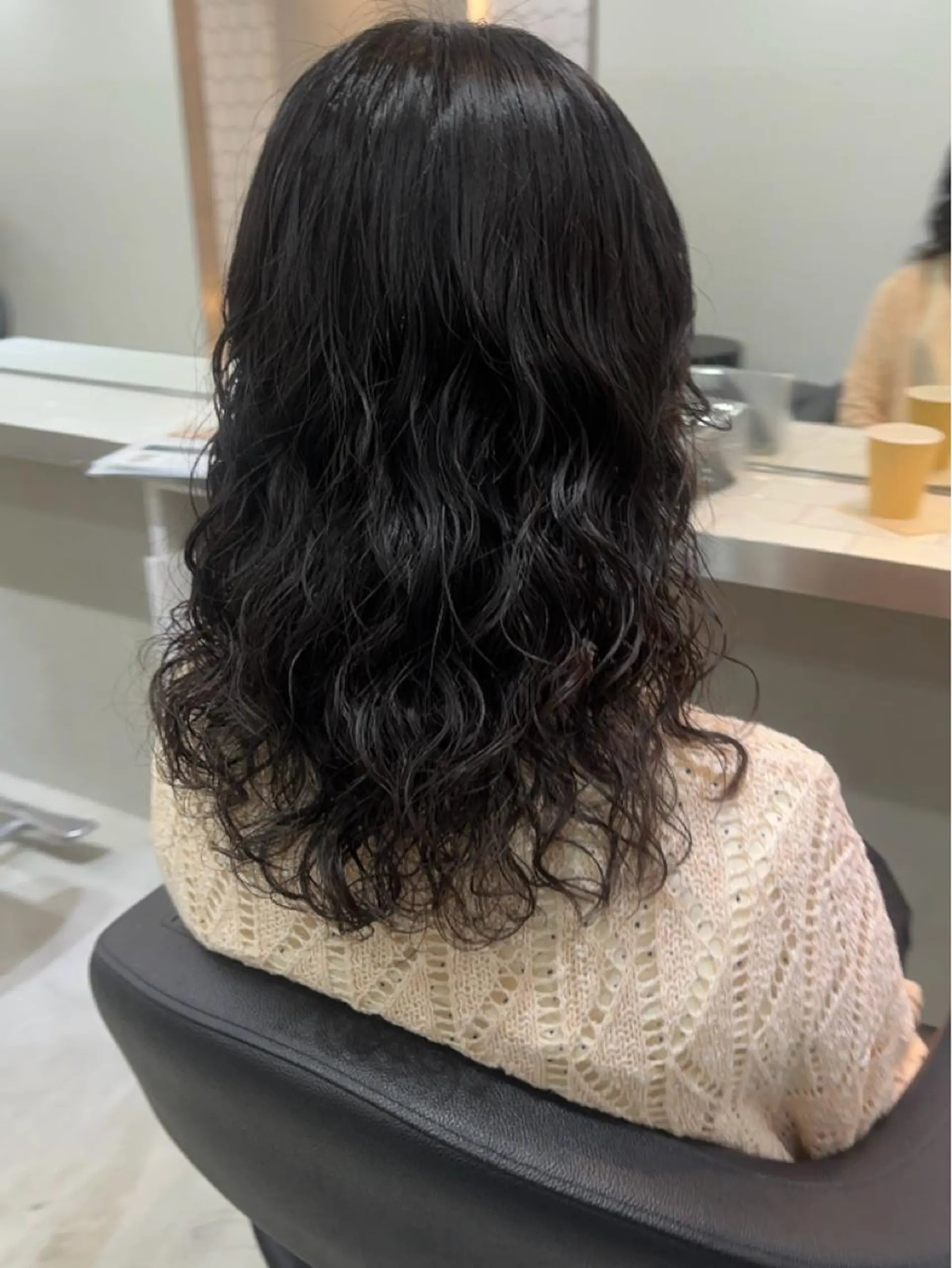 セミロング カット パーマ トリートメント Viot 銀座 樋口 桃佳のヘアスタイル