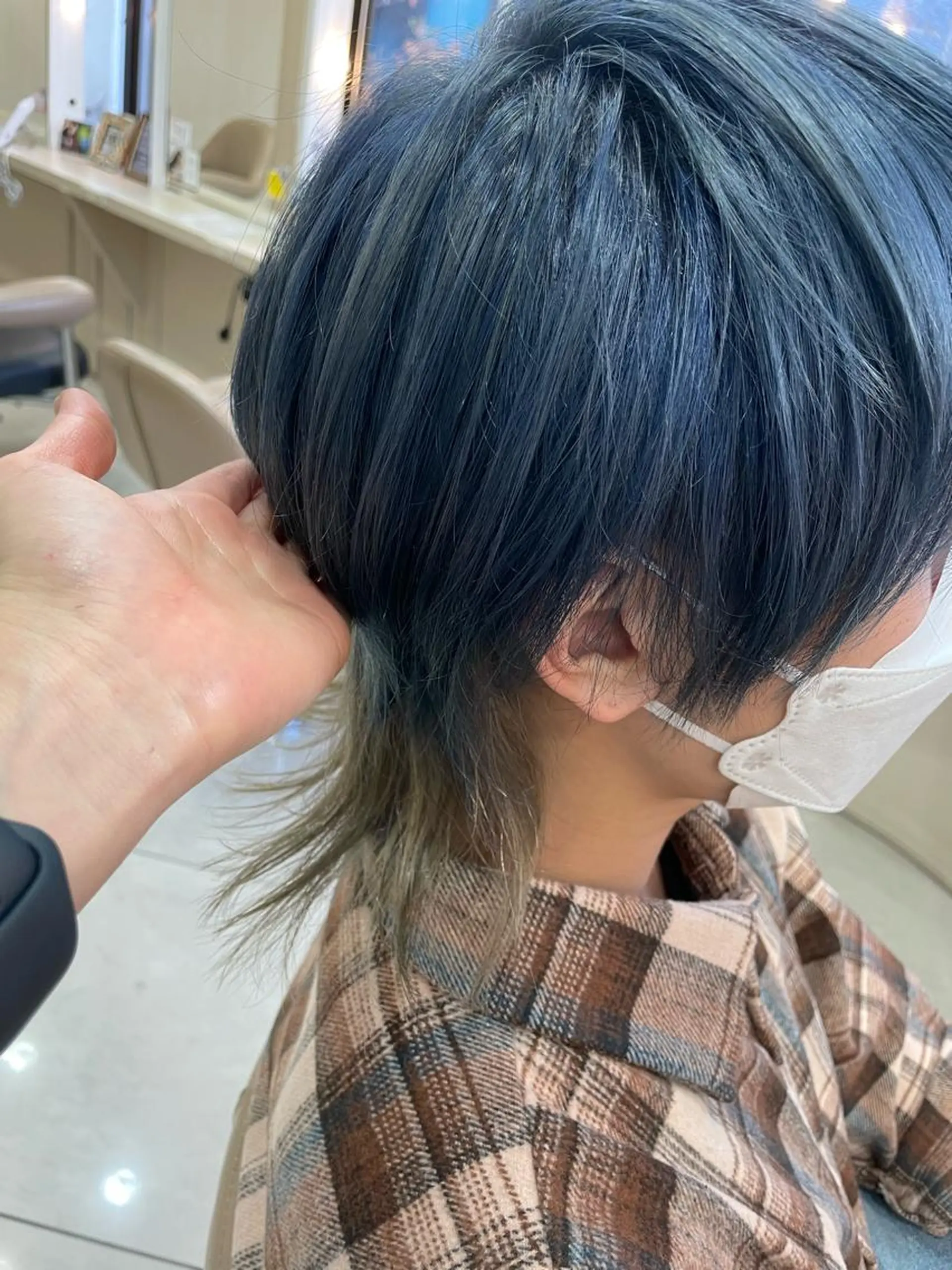 カラー 💙mai🫧 縮毛矯正・ハイライトのヘアスタイル