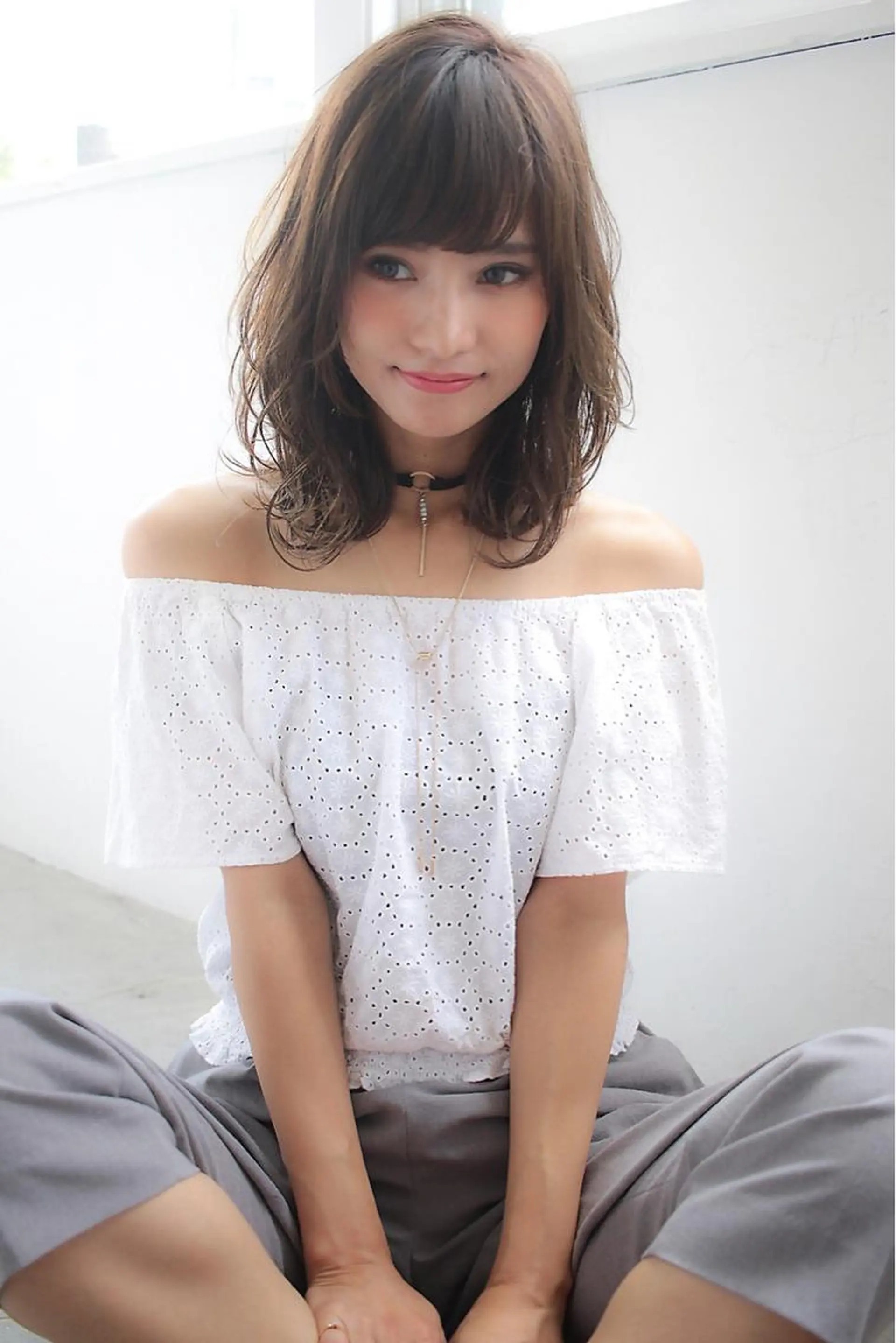 ミディアム カラー 💘トレンドスタイル 💘透明感ヘアのヘアスタイル