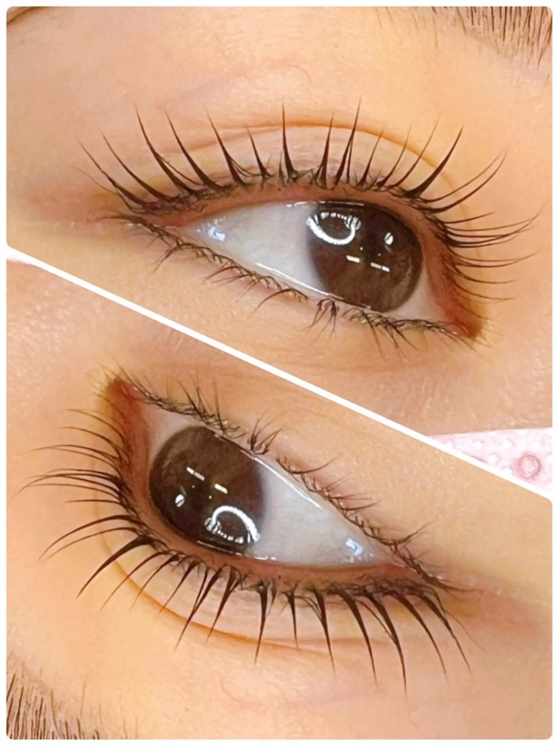 マツエク・マツパ キュート フラットラッシュ まつげパーマ 一重×まつ毛パーマ マツパ pico所属・pico 守口 大日 門真 寝屋 摂津のマツエク・マツパデザイン