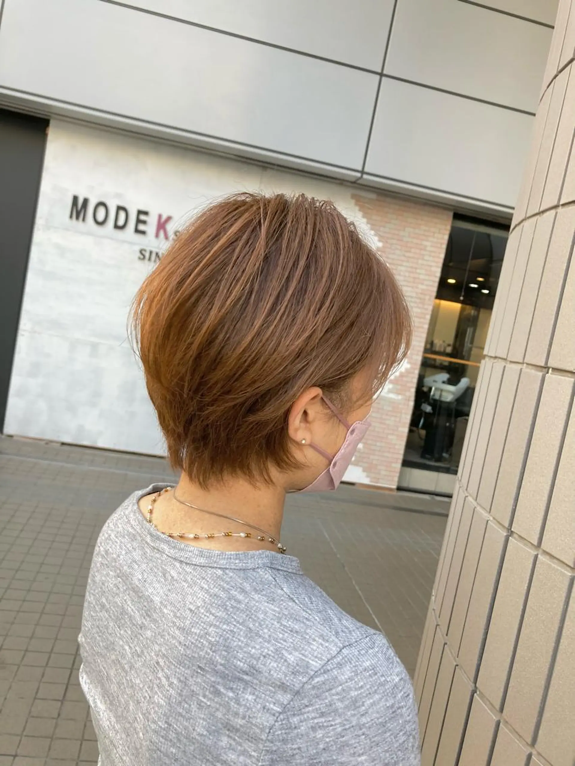 ショート カラー ショートヘア カット トリートメント SHAFT Ieiriのヘアスタイル