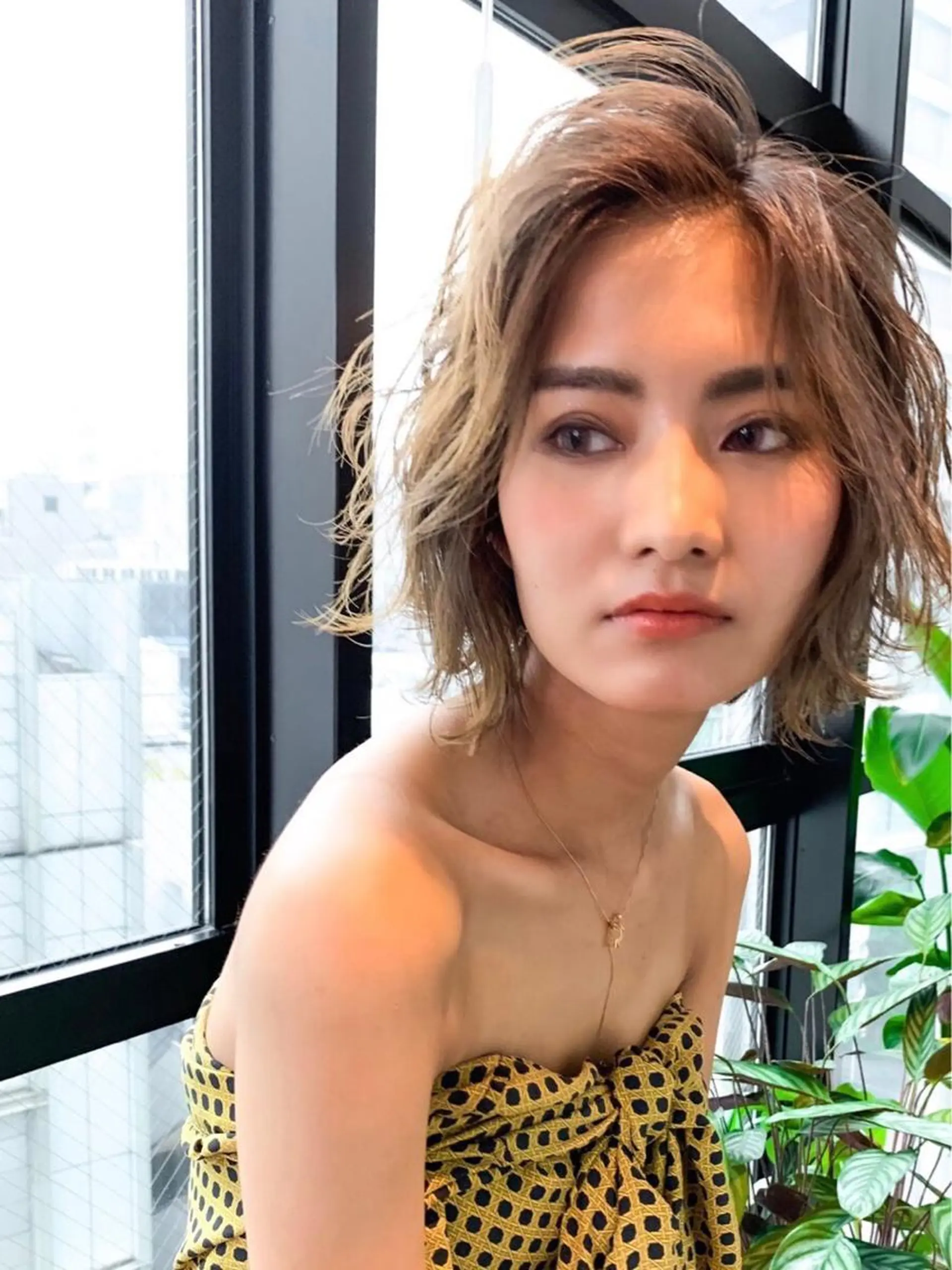 ミディアム カラー カット ヘアカラー トリートメント 🉐レイヤー/塩見 弘樹🉐渋谷のヘアスタイル