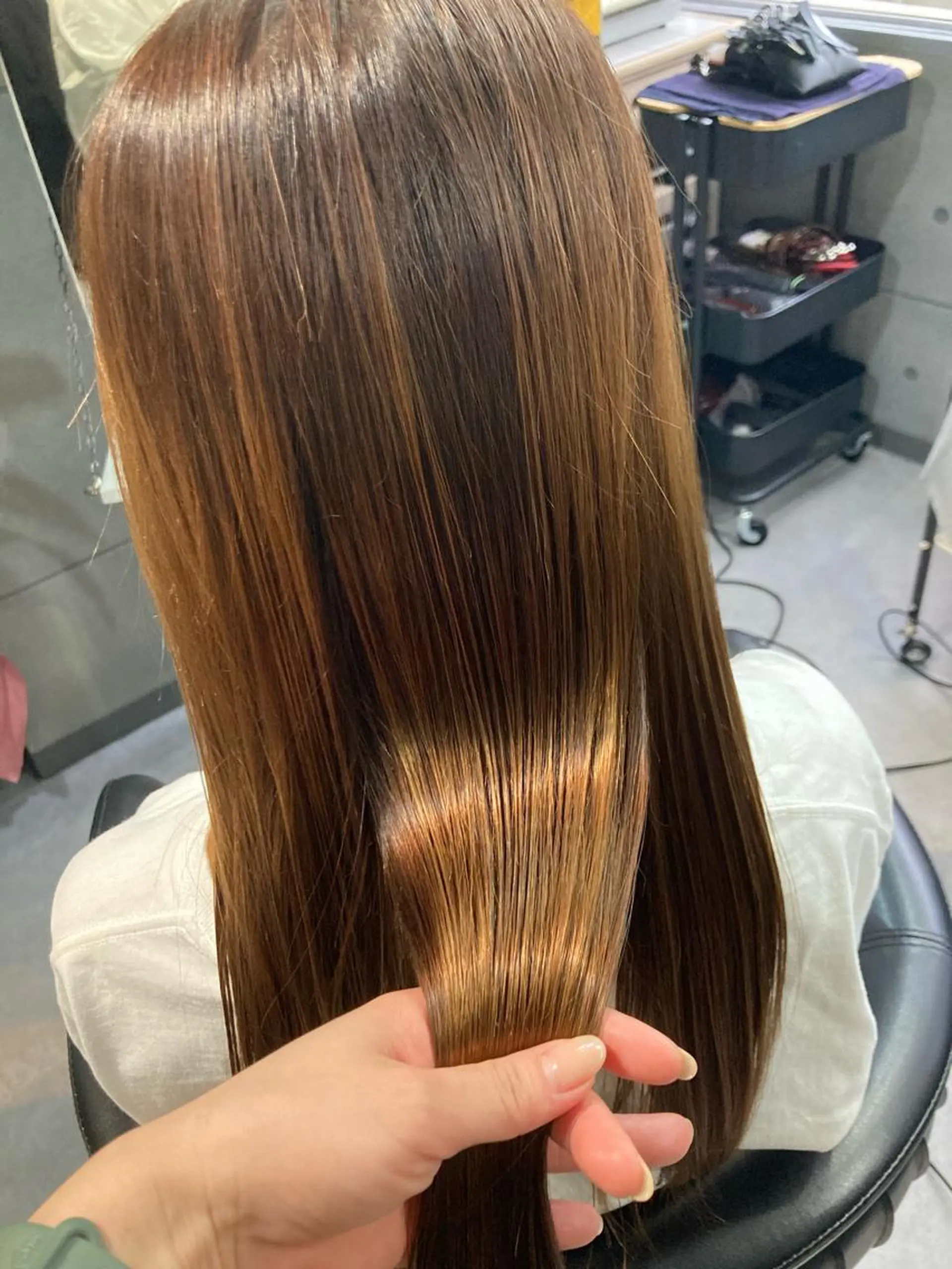 ロング 髪質改善☺︎縮毛矯正 ふじい まりんのヘアスタイル