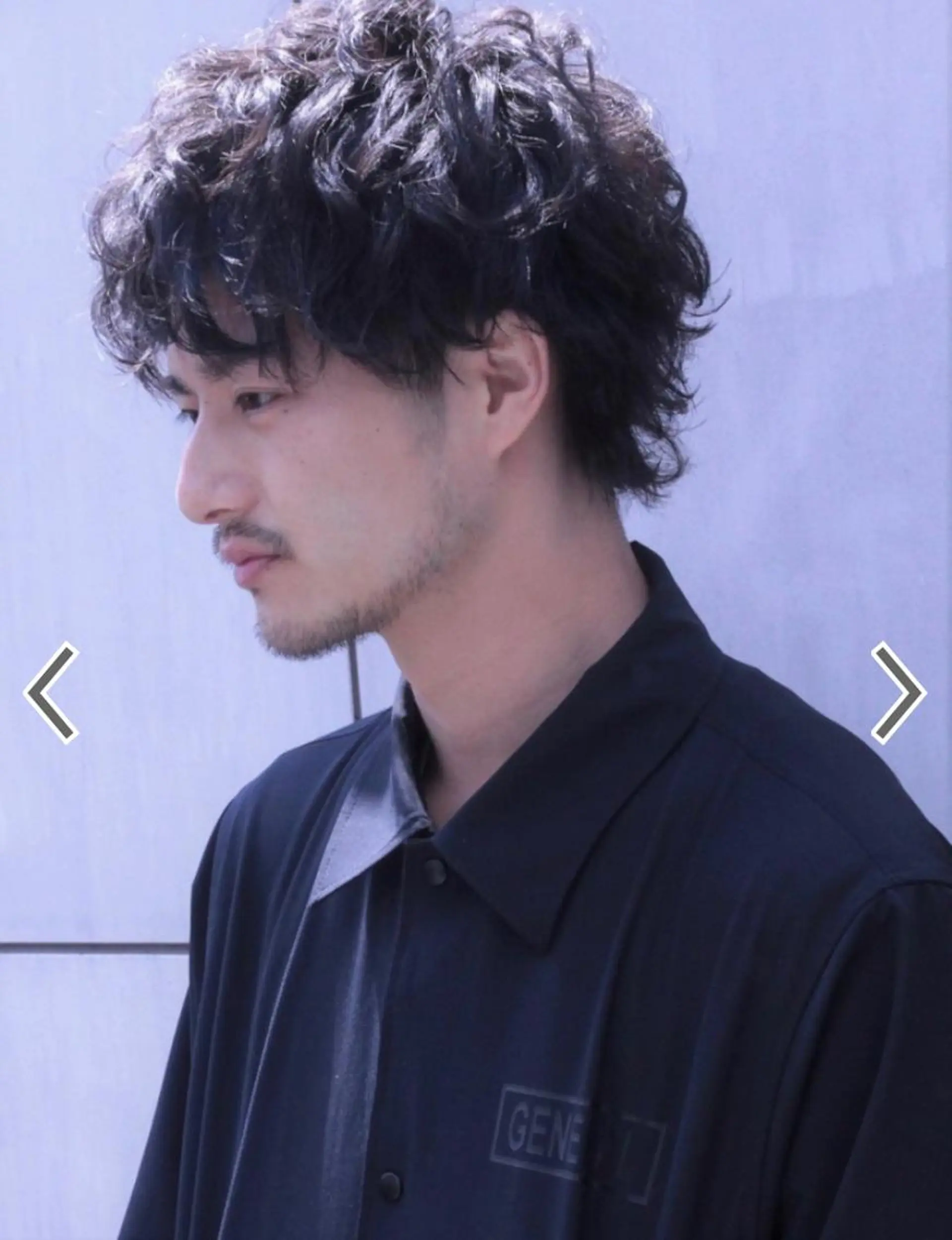 ミディアム メンズ くせ毛多毛特化 高橋　淳のヘアスタイル