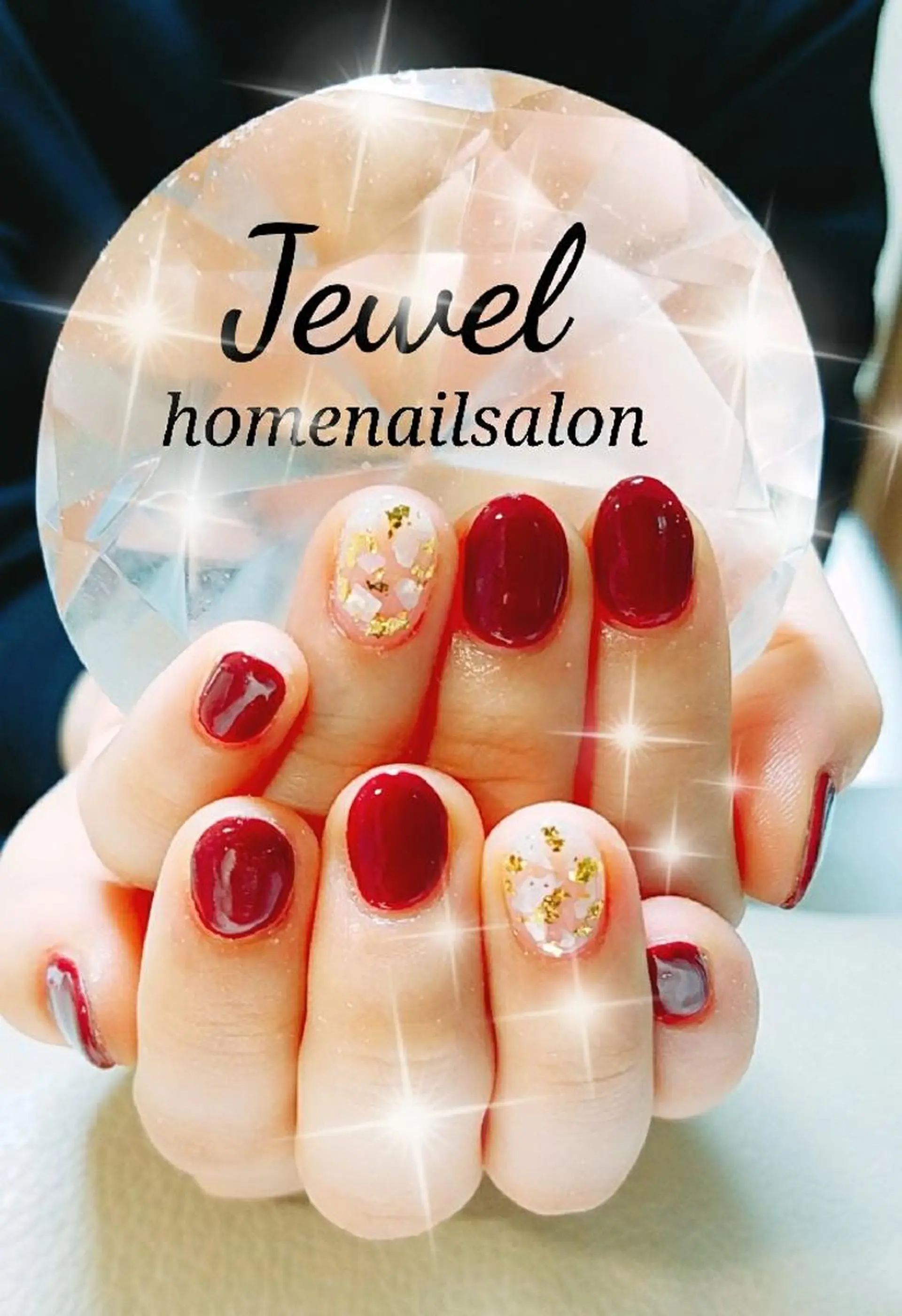 ネイル 成人式 ハンドネイル ＪＥＷＥＬ ＮＡＩＬのネイルデザイン