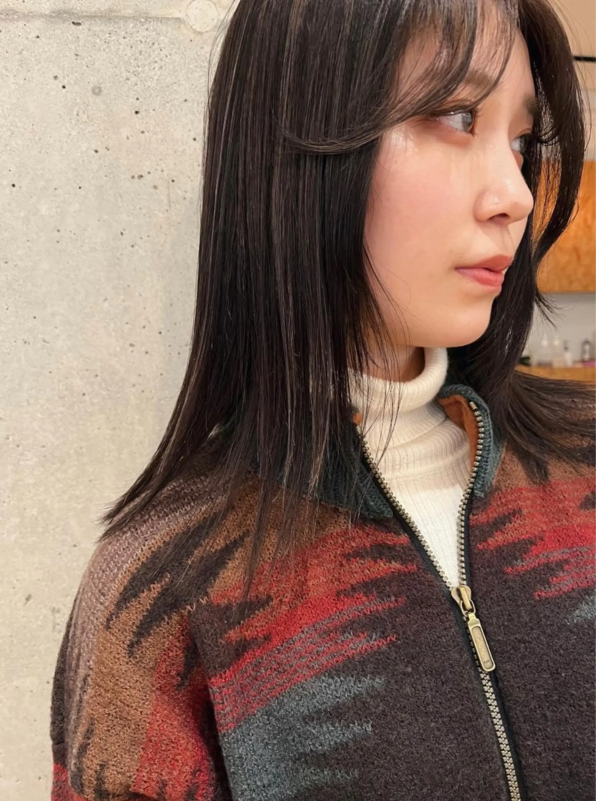 カラー ハイライトカラー 暖色/パーマ 🌼クニトウメイのヘアスタイル