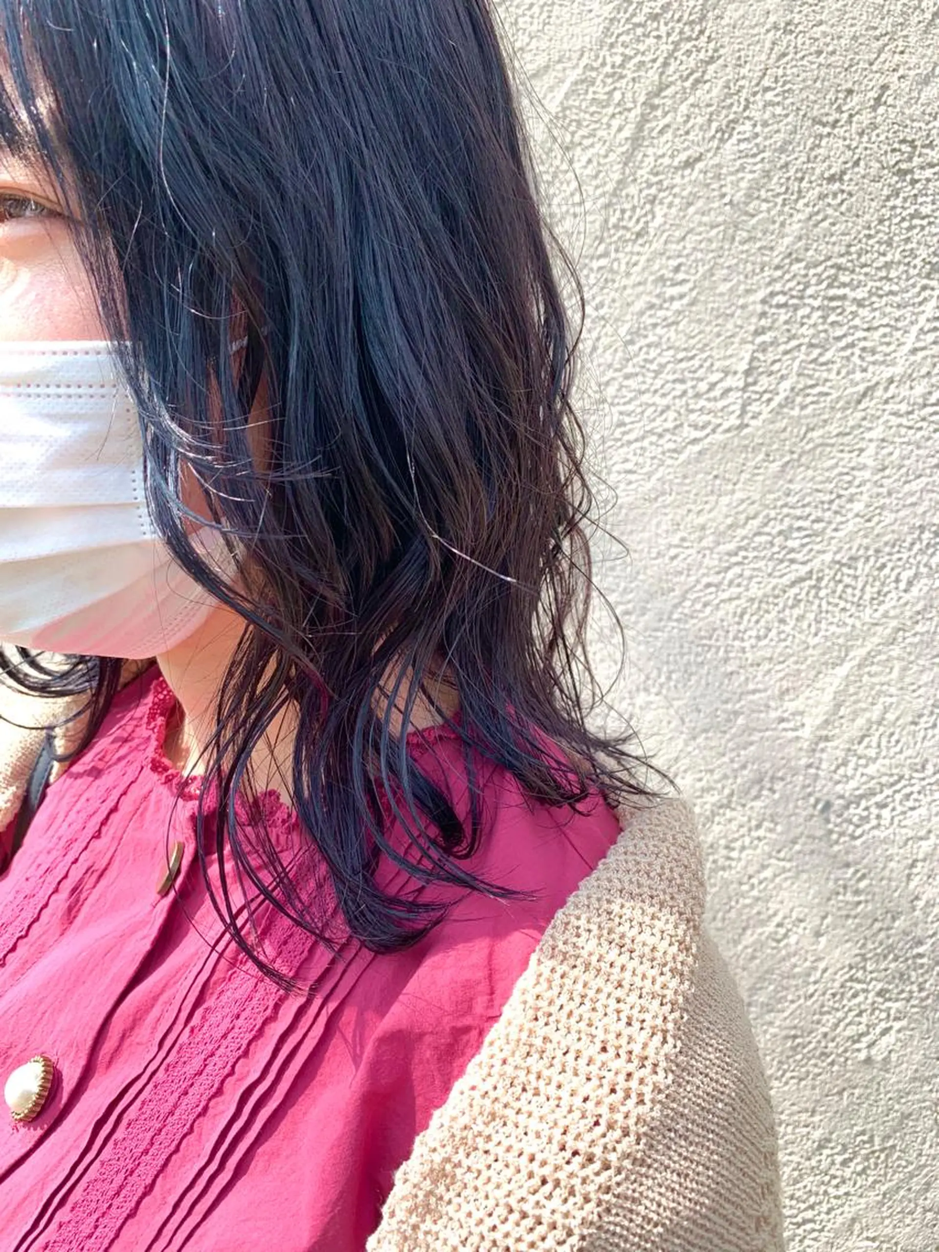 ミディアム パープルカラー 小杉輝/ショート /艶カラー✨のヘアスタイル