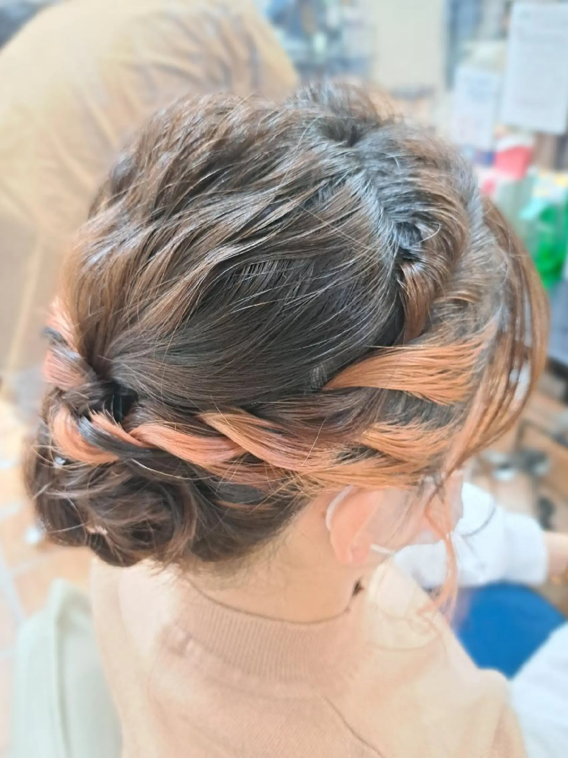 ヘアアレンジ 💜𝑳𝑼𝑵𝑨 🌻母良田愛美🌻のヘアスタイル