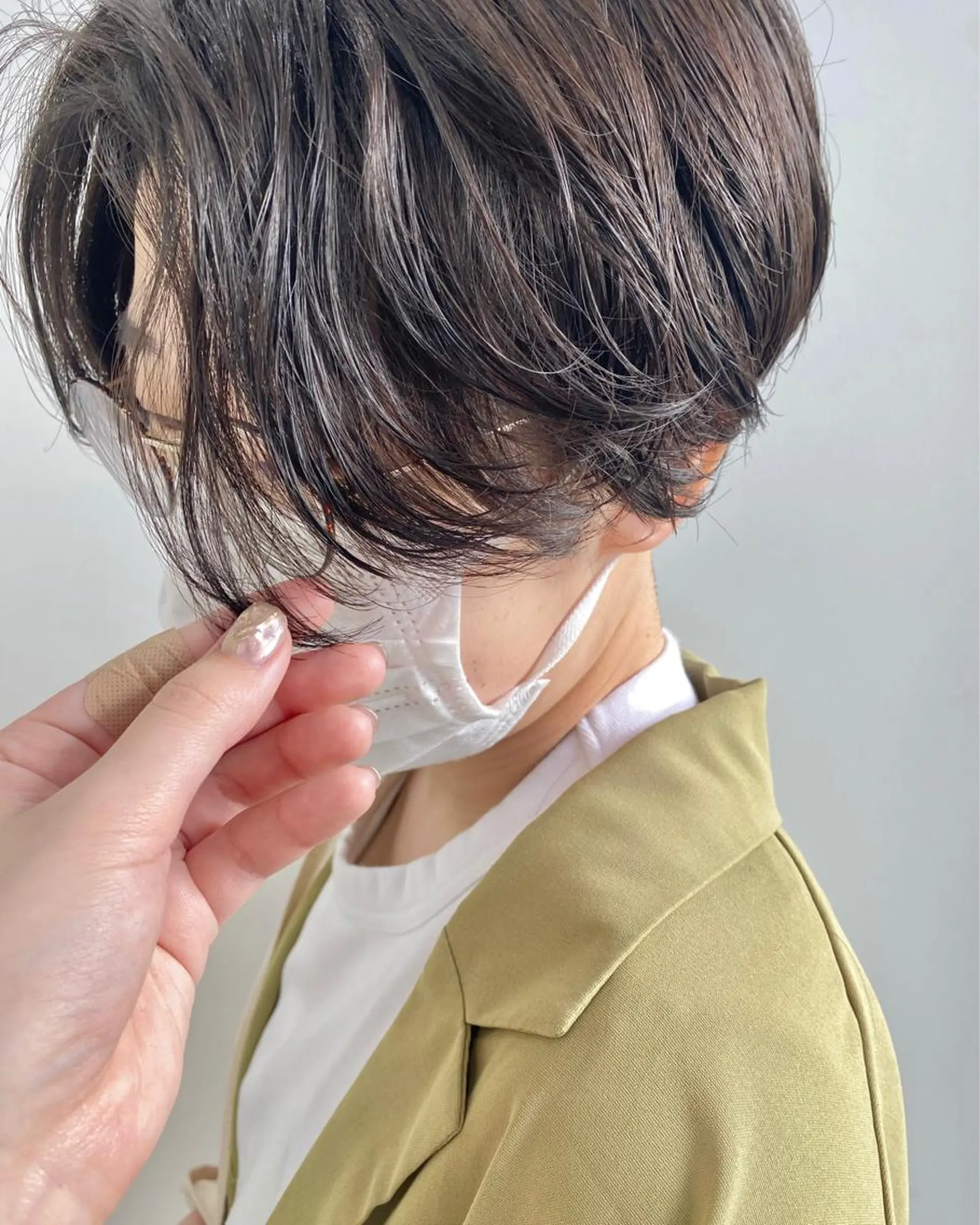 ショート パーマ ヒラノホナミ 🫧透ける艶髪🫧のヘアスタイル