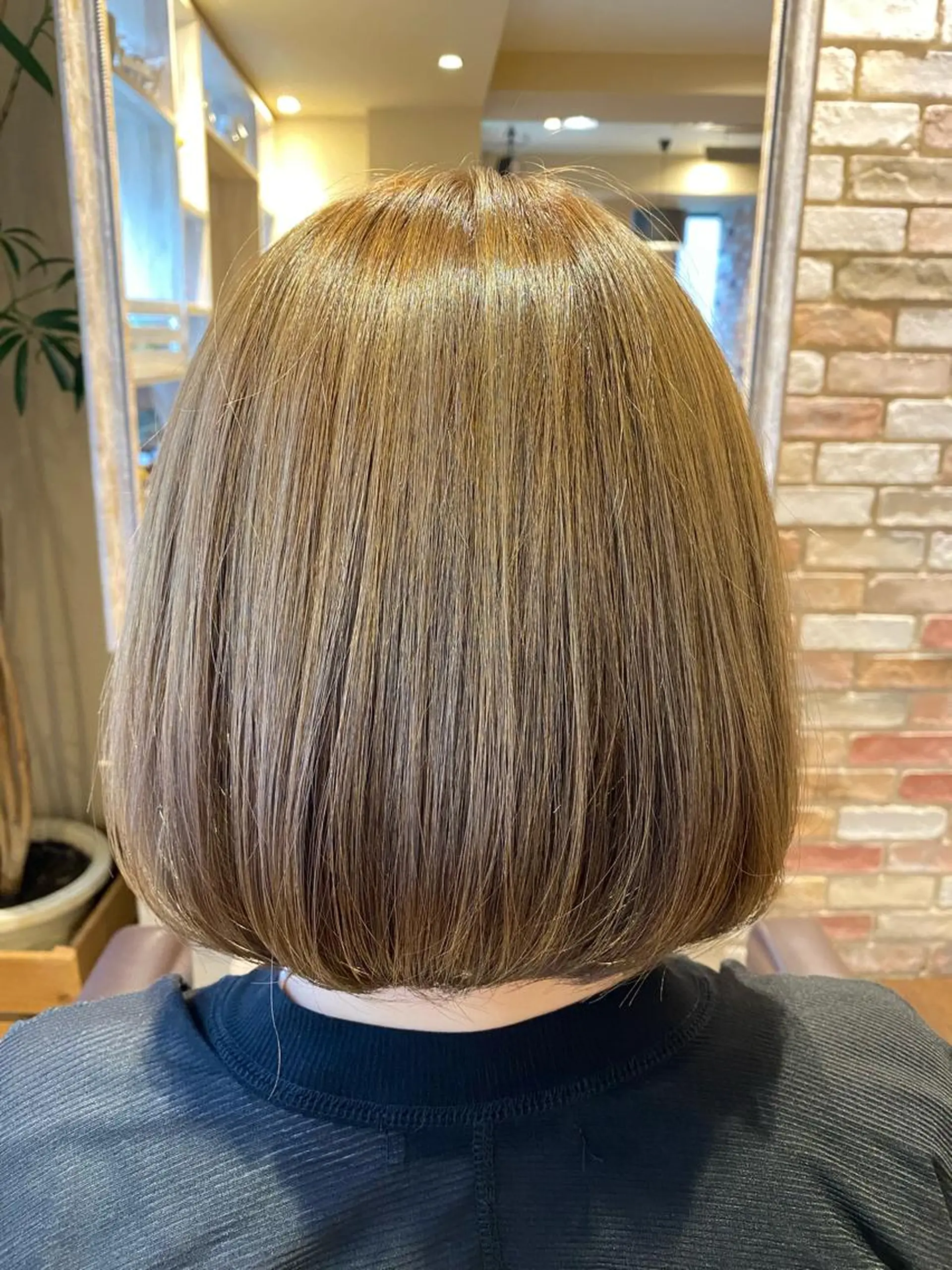 ミディアム カラー 三瓶 龍皇のヘアスタイル