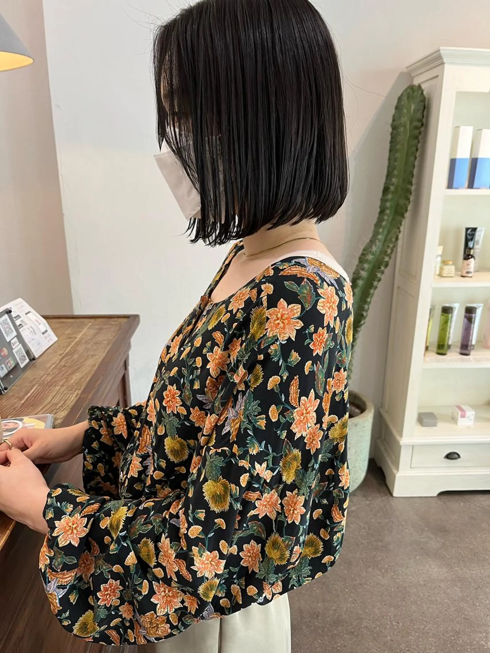 ミディアム ボブ 宮腰 瑠果のヘアスタイル