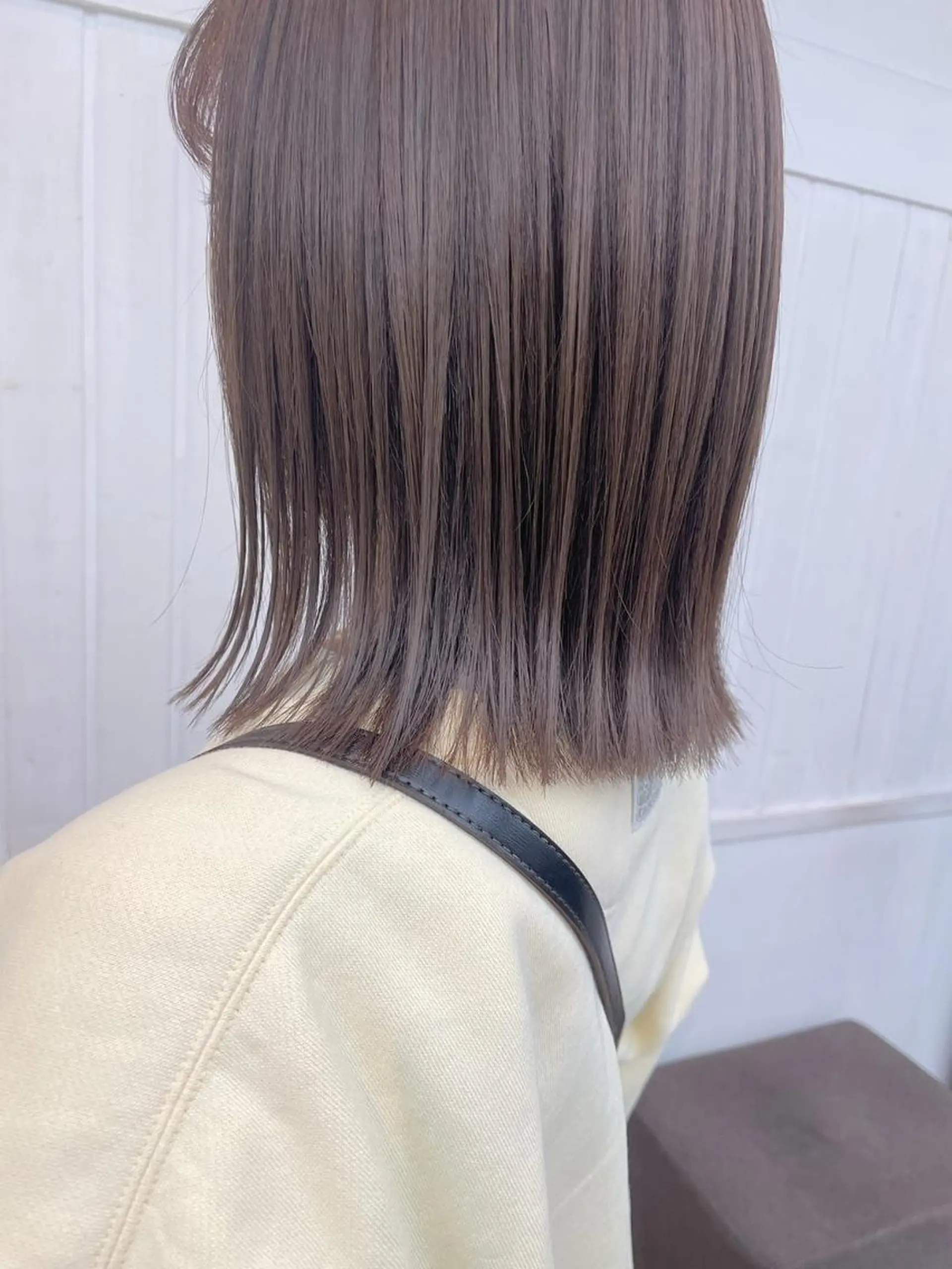 セミロング カラー パーマ セミロングパーマ バレイヤージュ ブリーチ ケアブリーチ デザインカラー 【N°deseo】 吉祥寺のヘアスタイル