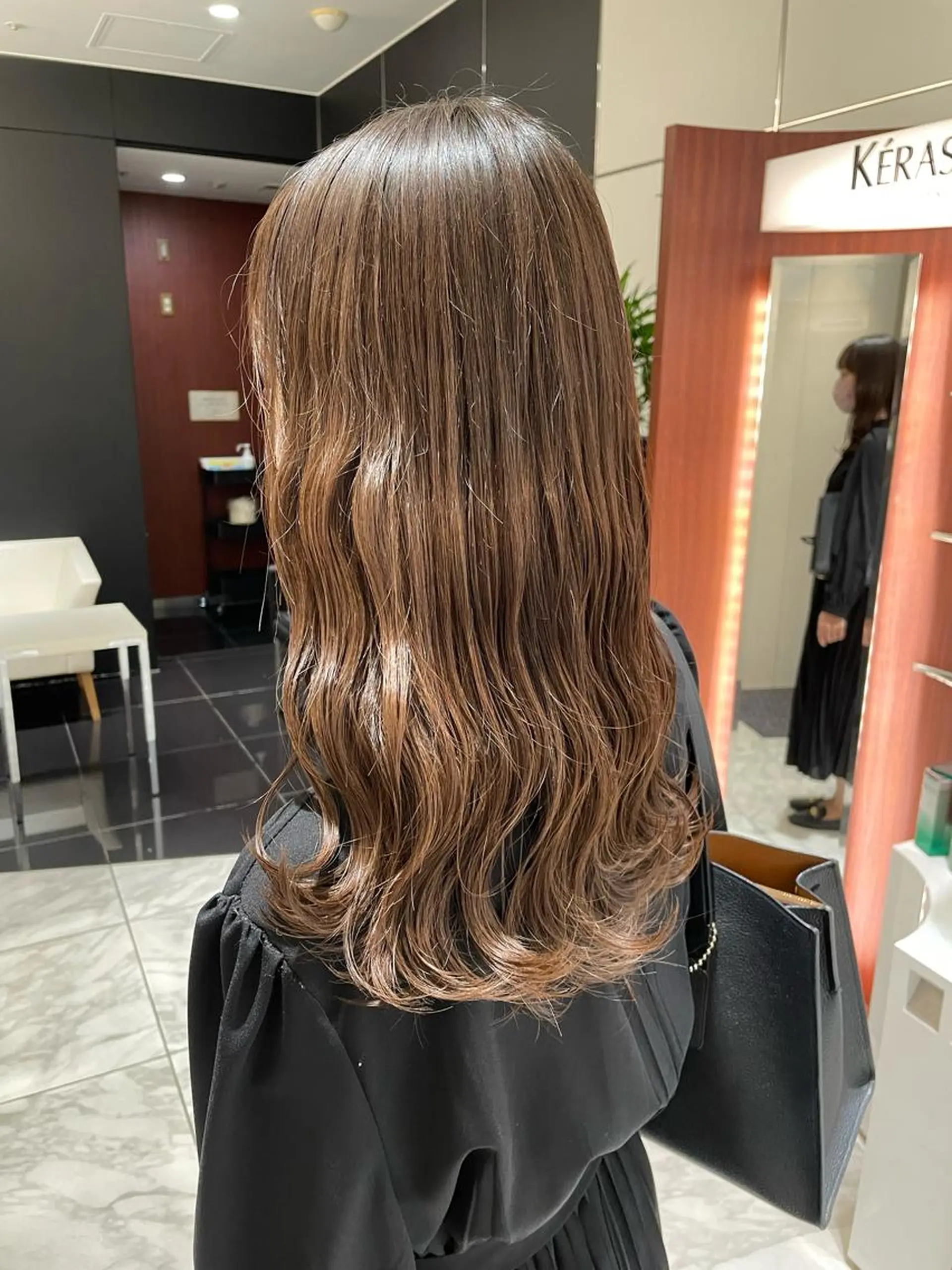 ロング 韓国風パーマ/ヘア セット/店長みづきのヘアスタイル