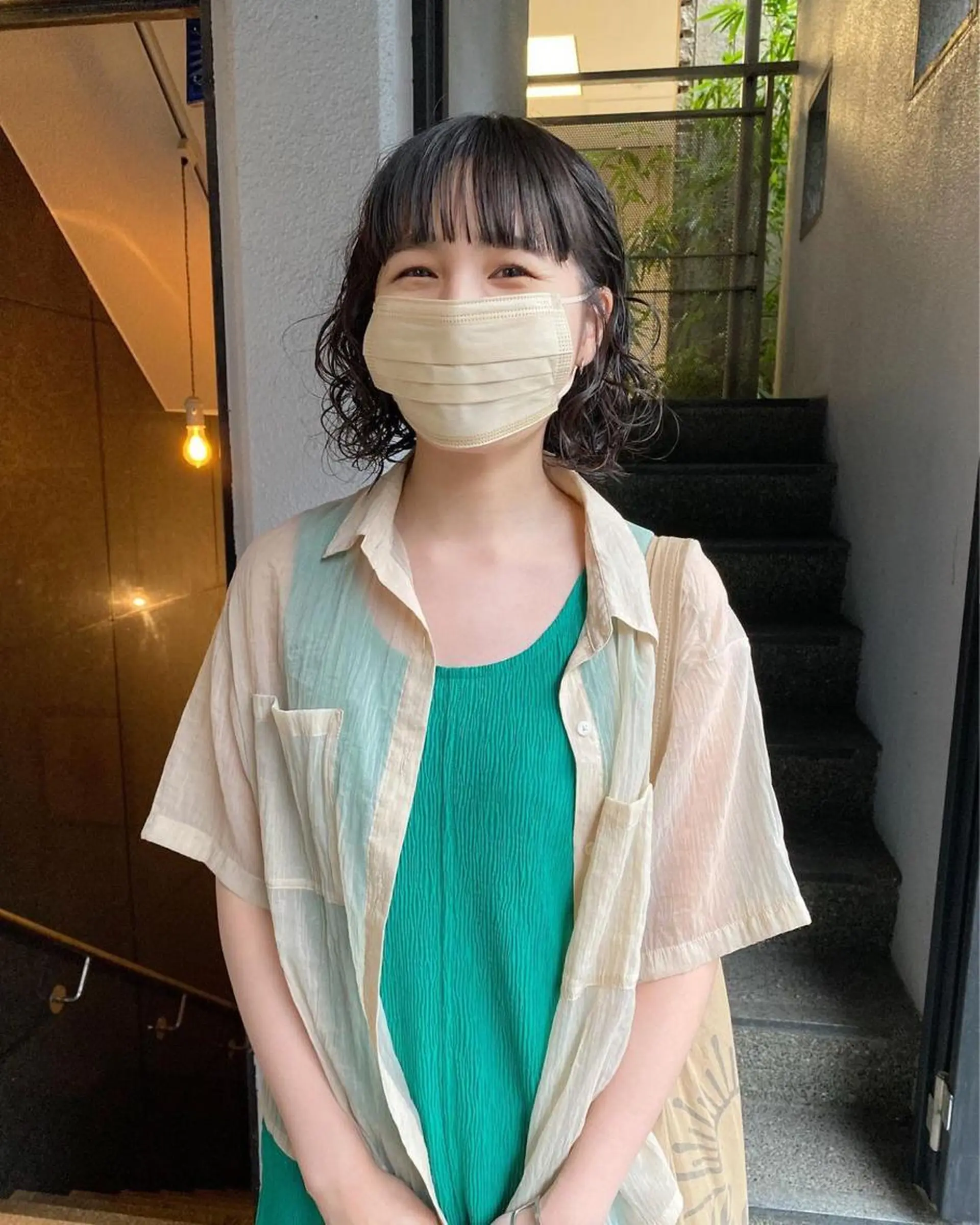 ミディアム パーマ ミディアムパーマ カット ヘッドスパ 🌿ボブ パーマ高橋啓太🌿のヘアスタイル