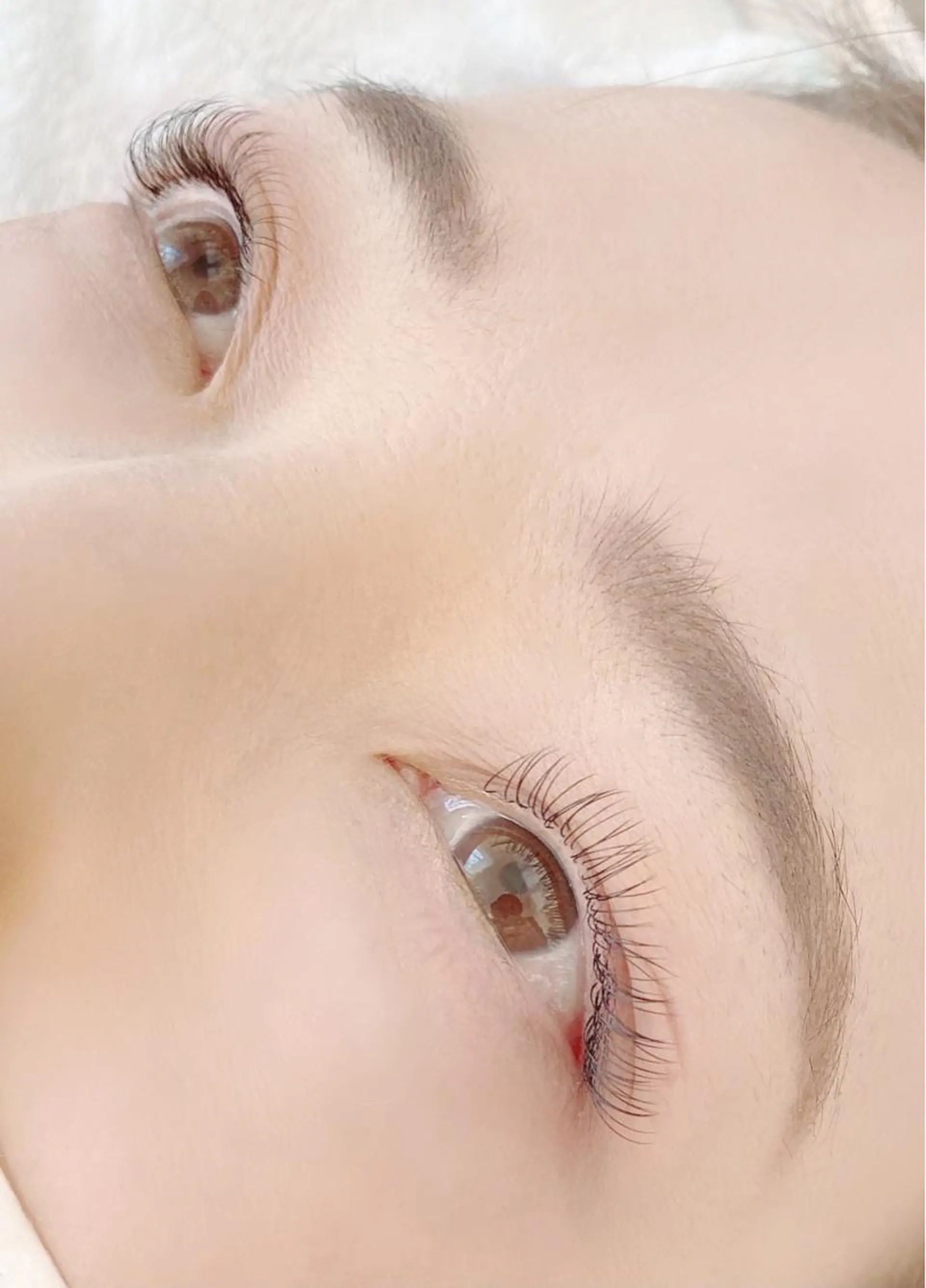 マツエク・マツパ Dカール フラットラッシュ 目尻長め マツエク 西川 弘子のマツエク・マツパデザイン