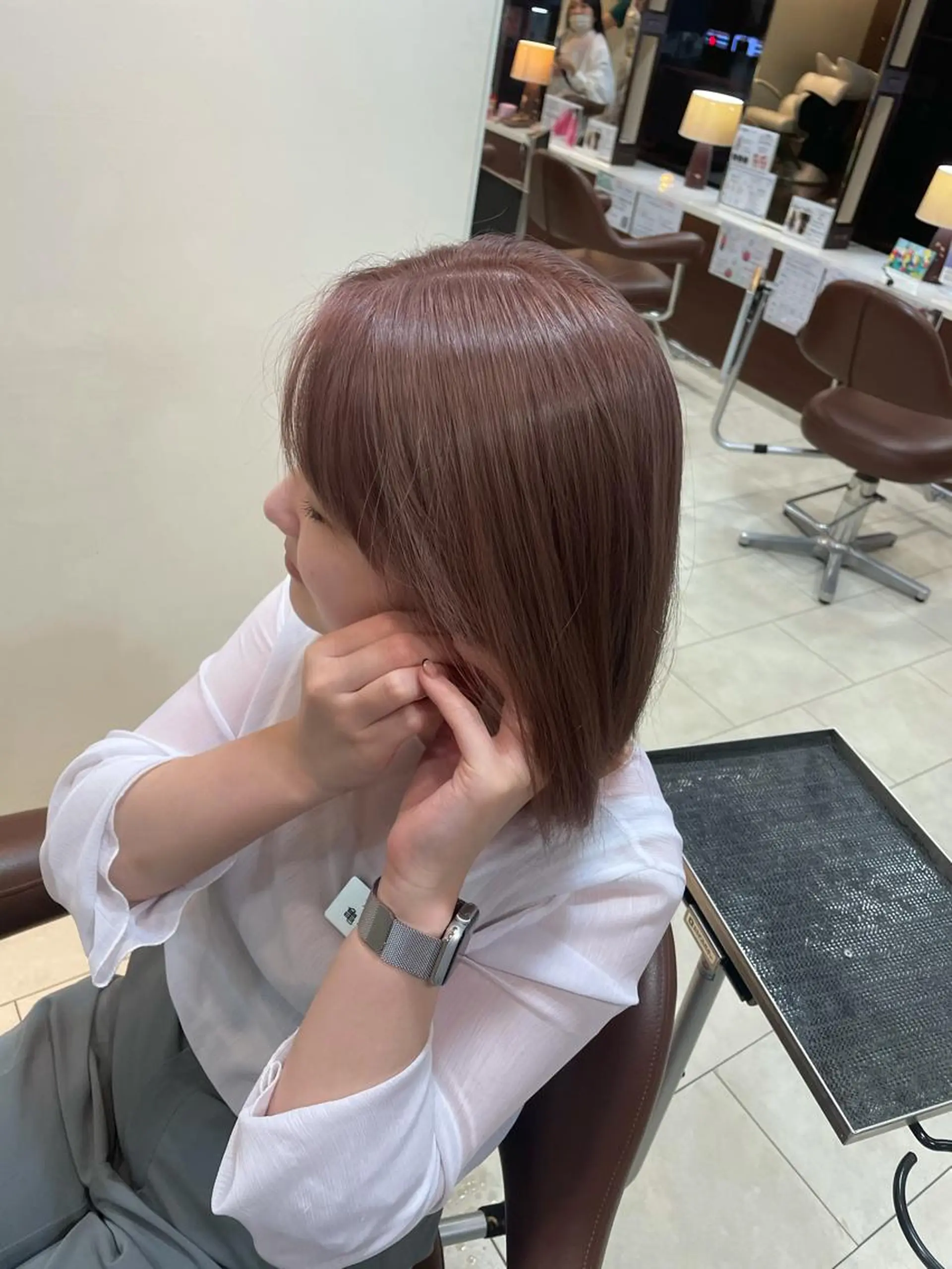 ミディアム 天王寺ハイトーン rinkaのヘアスタイル