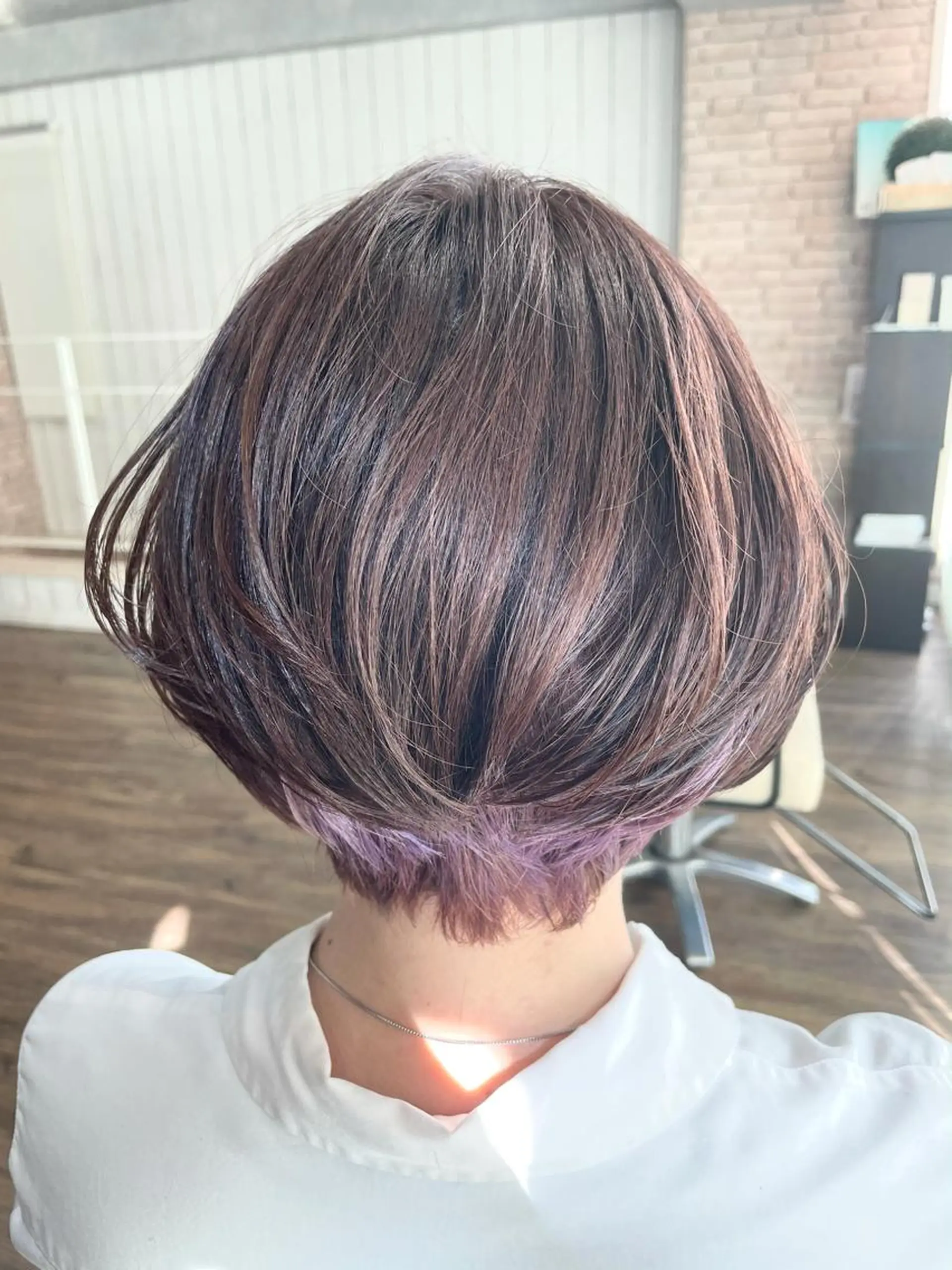 ショート カラー ヘアアレンジ 池袋髪質改善×レイヤ ー専門MATSUのヘアスタイル