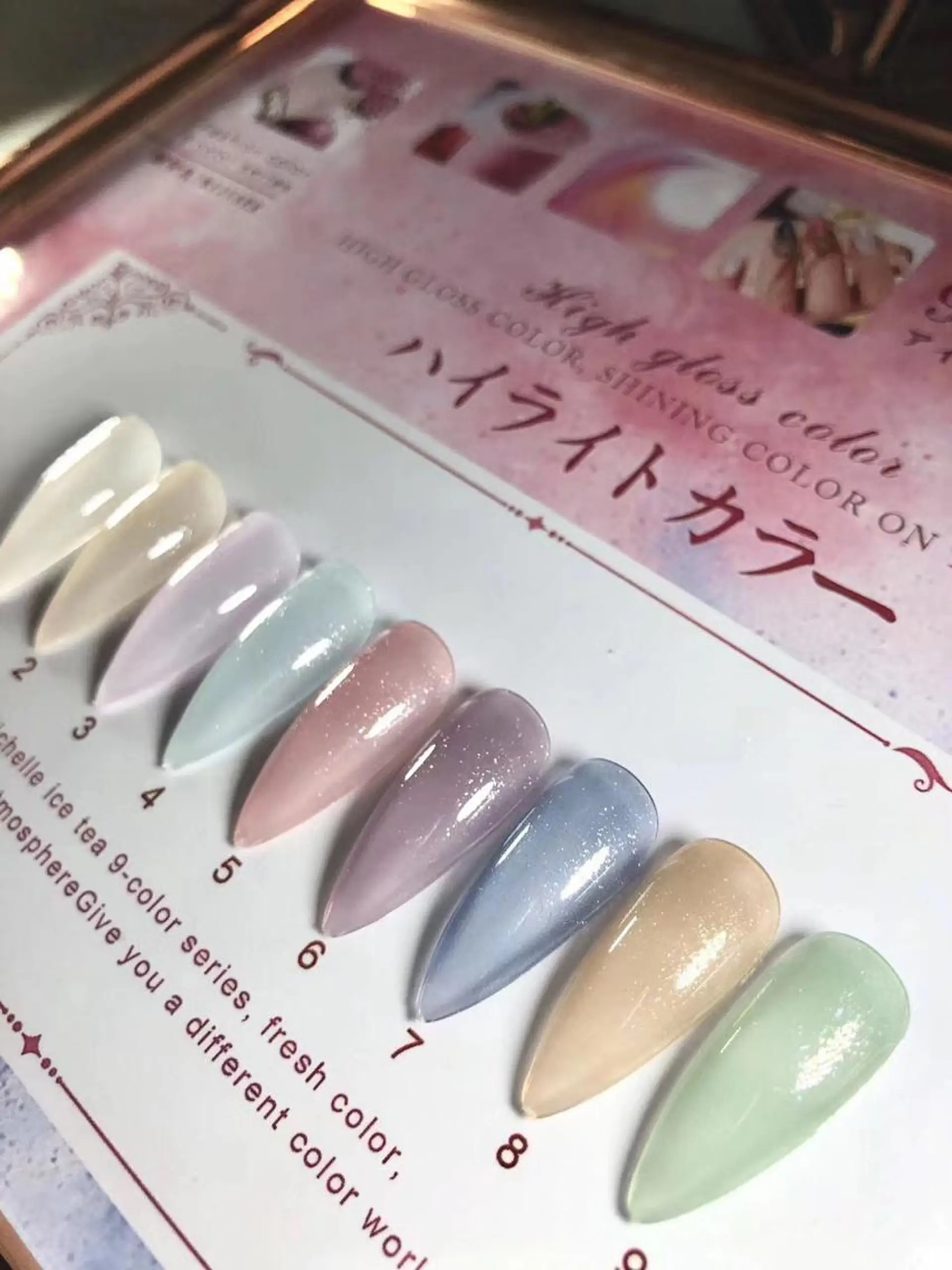 ミディアム ネイル ハンドネイル 長さ出し専門 nynaのネイルデザイン