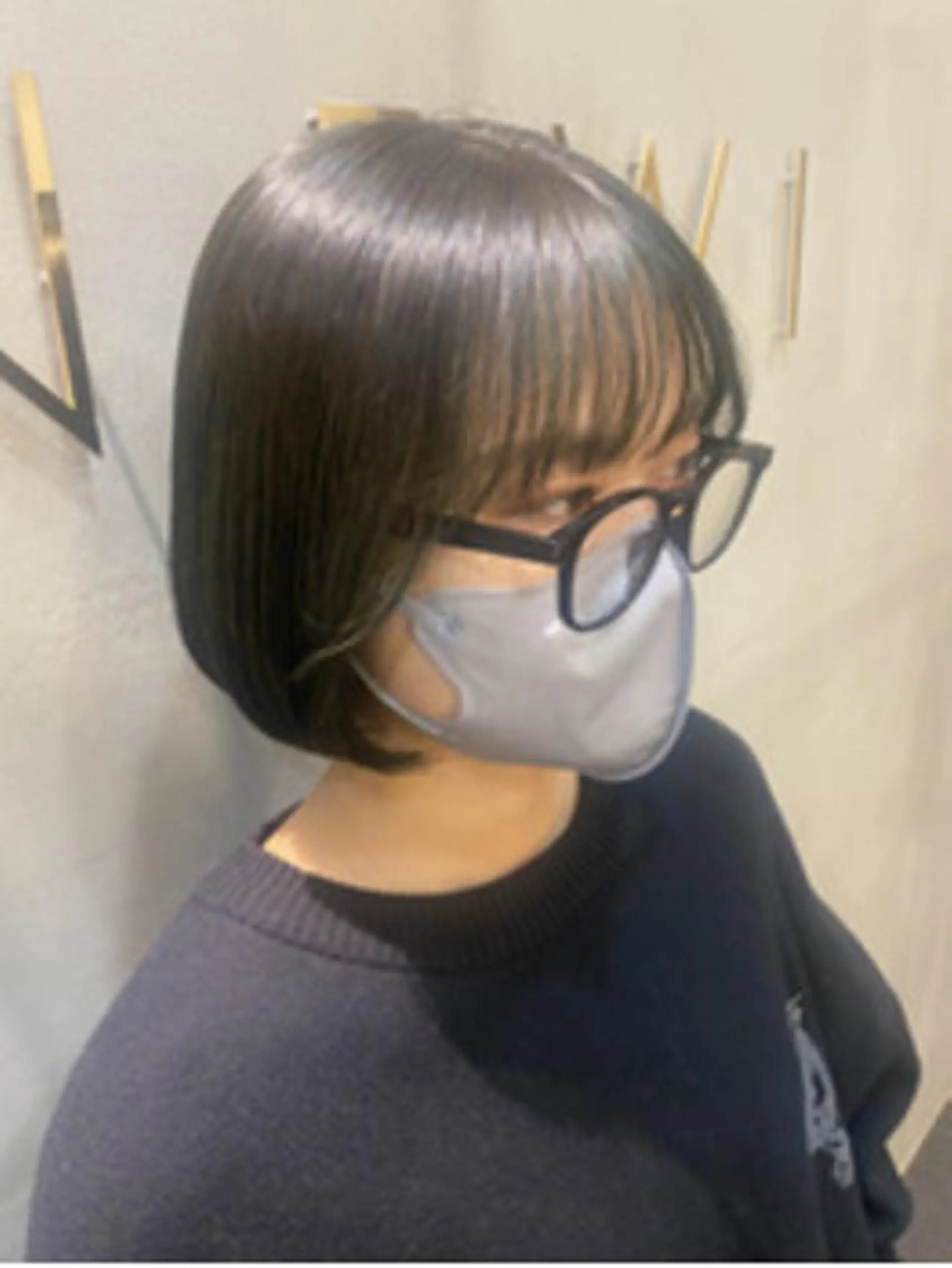 セミロング ヘアアレンジ パーマ カラー セミロングパーマ アディクシーカラー ベージュカラー ブリーチ ケアカラー カット ヘアカラー トリートメント ヘアケア特化型サロン newi 梅田のヘアスタイル