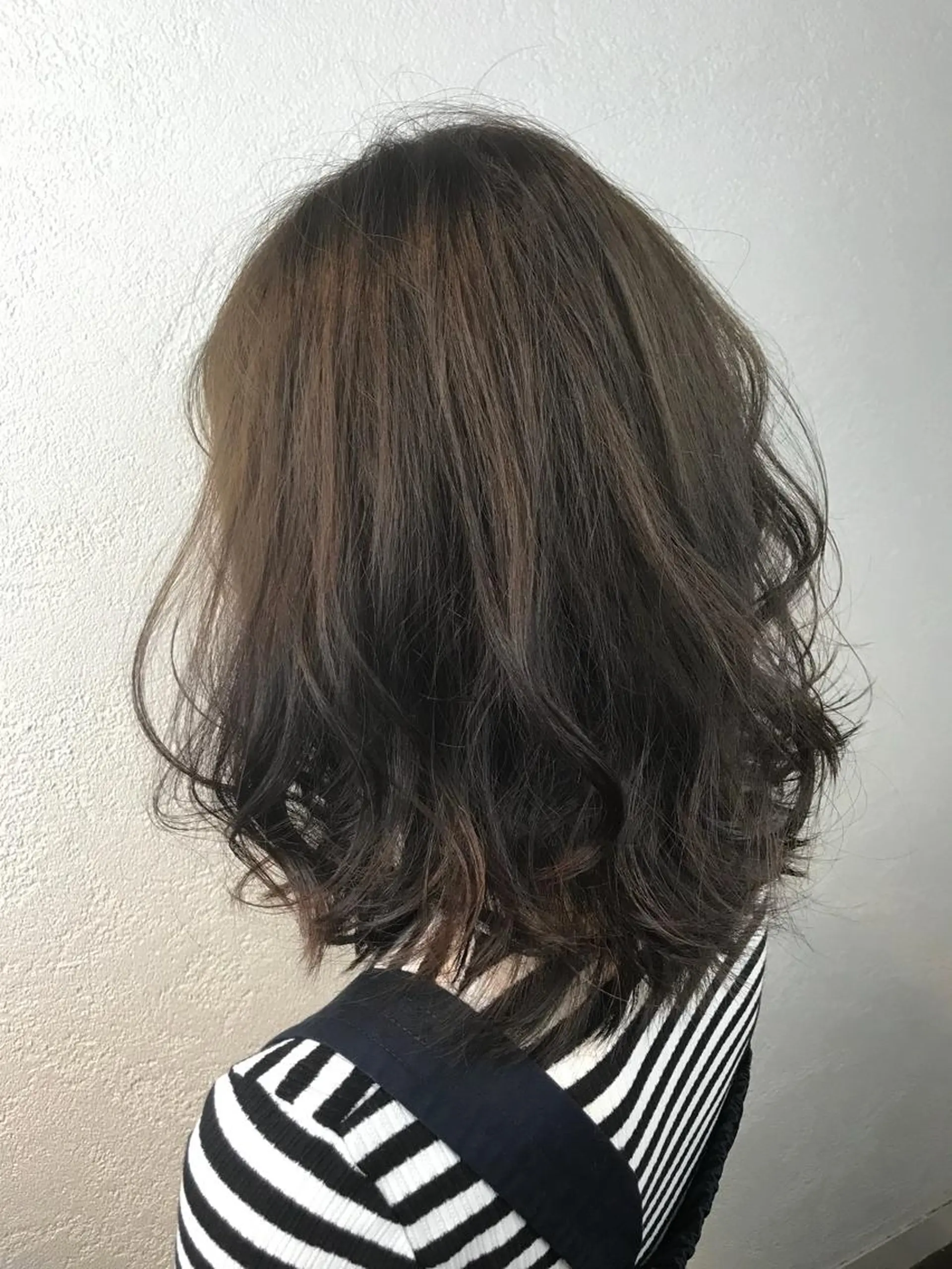 ミディアム カラー アッシュ ブルーカラー ブルーアッシュ デザインカラー🌈 高木リョウのヘアスタイル