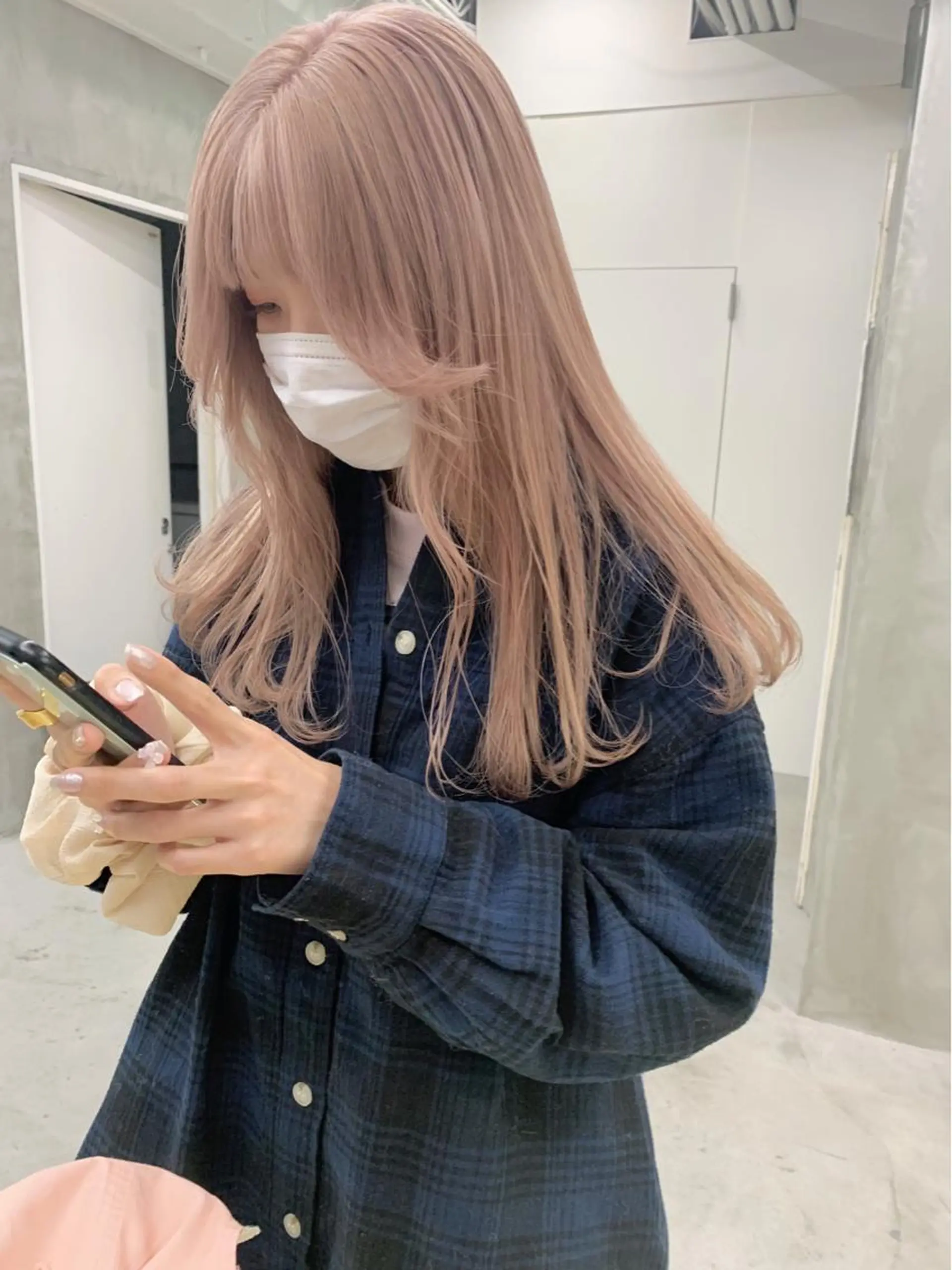 セミロング カラー suu所属・🐝 hachi🐝のヘアスタイル