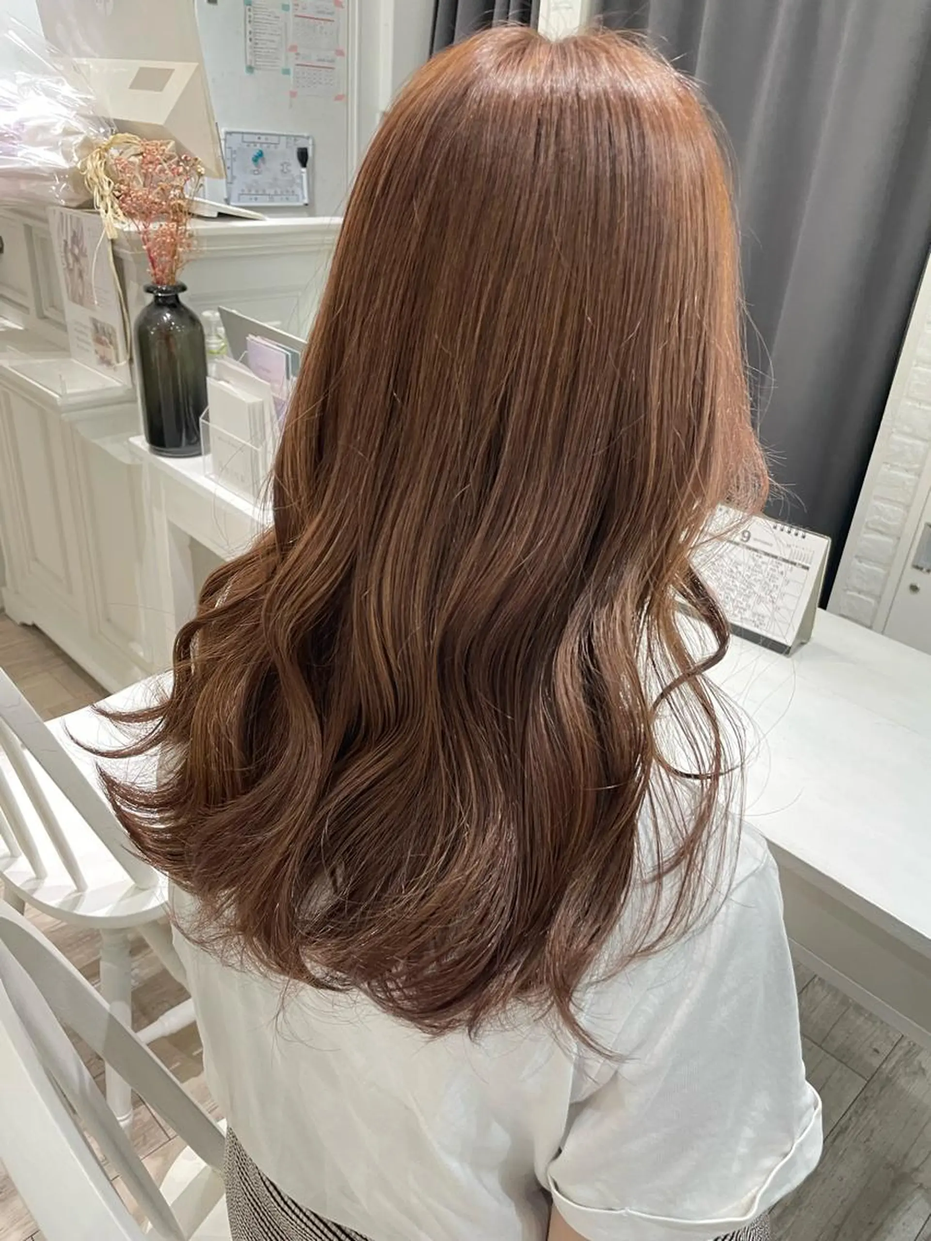セミロング カラー HARUKA韓国ヘア /Luana梅田のヘアスタイル