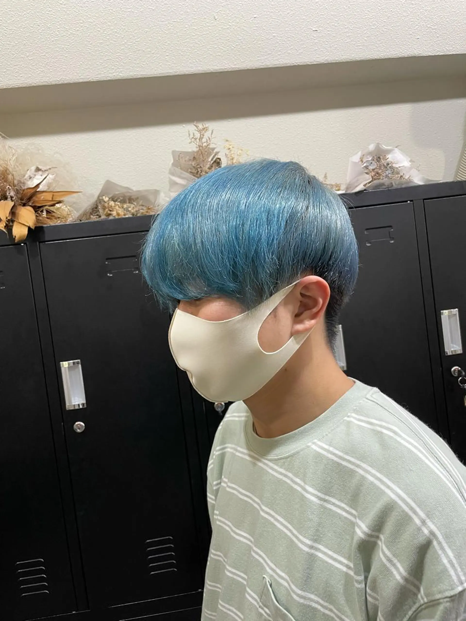 ショート カラー パーマ ヘアアレンジ メンズ キッズ ネイル マツエク・マツパ ヘアカラー トリートメント ヘアセット 切りっぱなしヘアボブ ミディアムヘアRYOのヘアスタイル