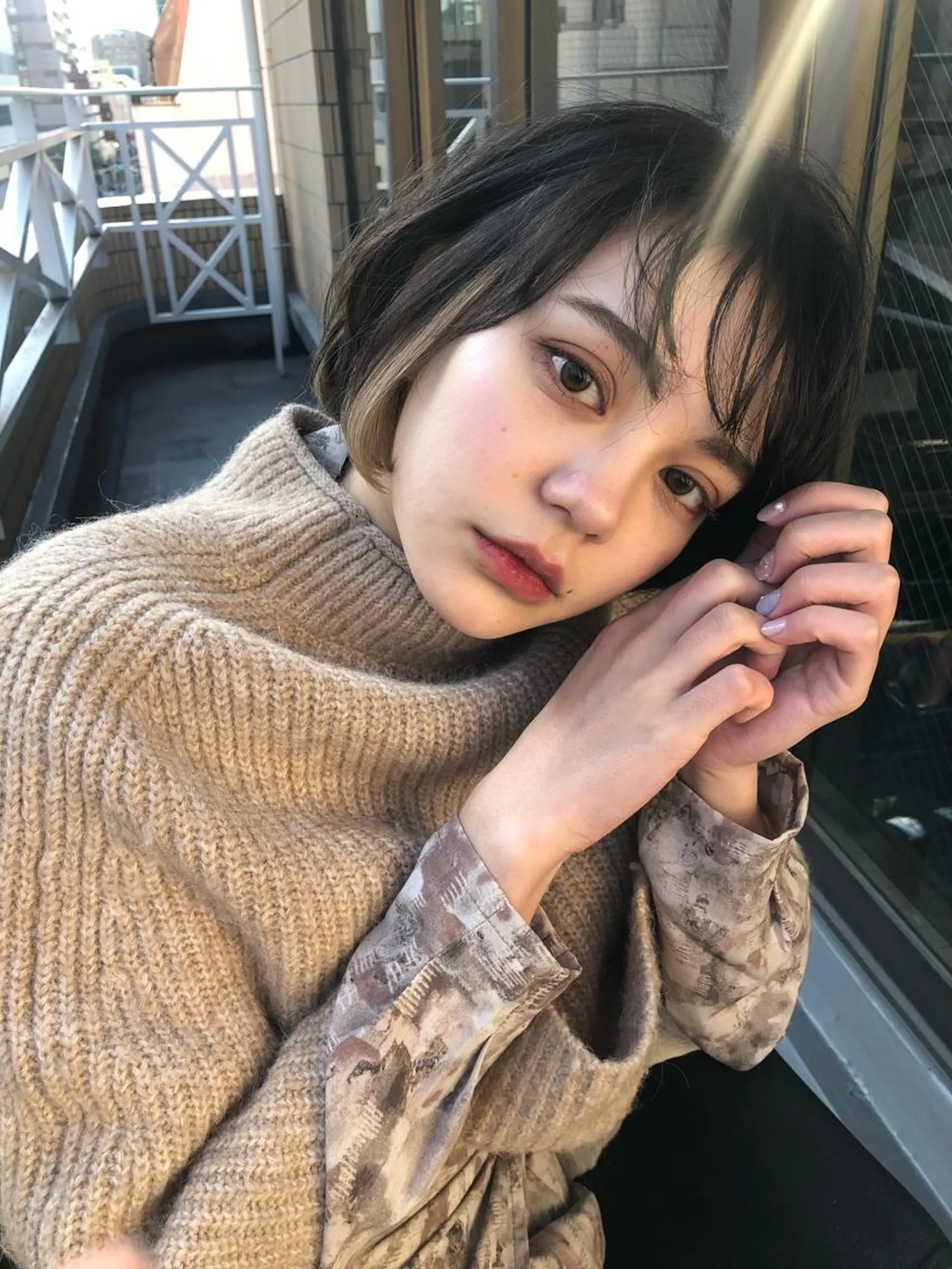 ショート カット ヘアカラー トリートメント ショート/ボブ/ 心斎橋/宮脇美奈のヘアスタイル