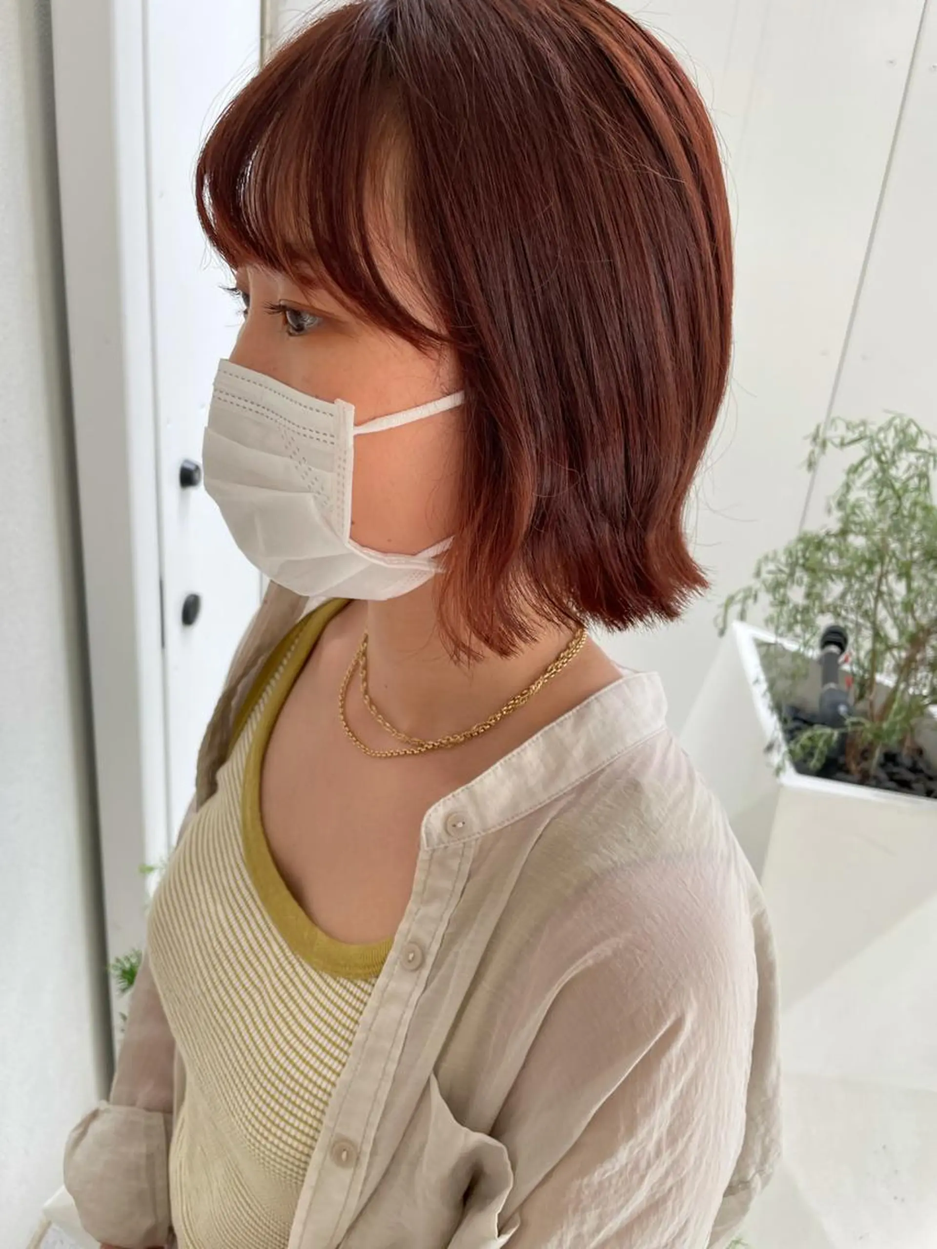 ショート カラー ヘアアレンジ satsuki 暖色・ブラウンカラーのヘアスタイル