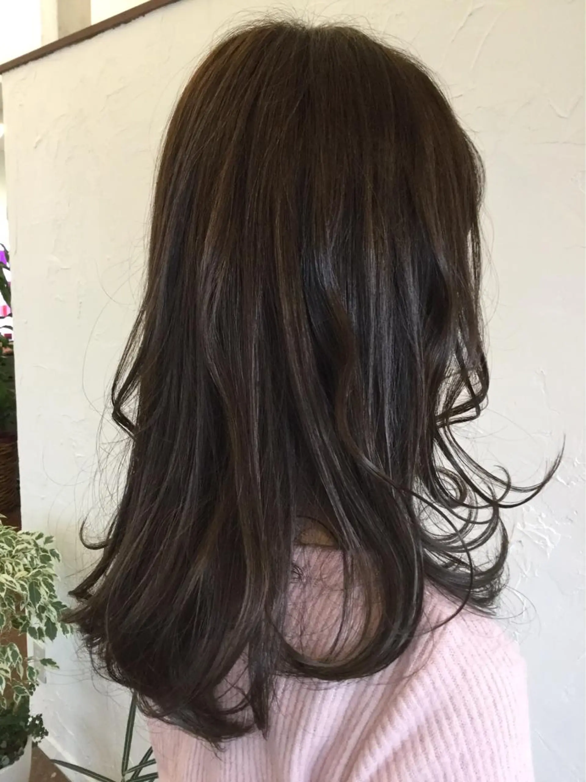 セミロング カラー ヘアアレンジ Add9 久保田 陽代のヘアスタイル