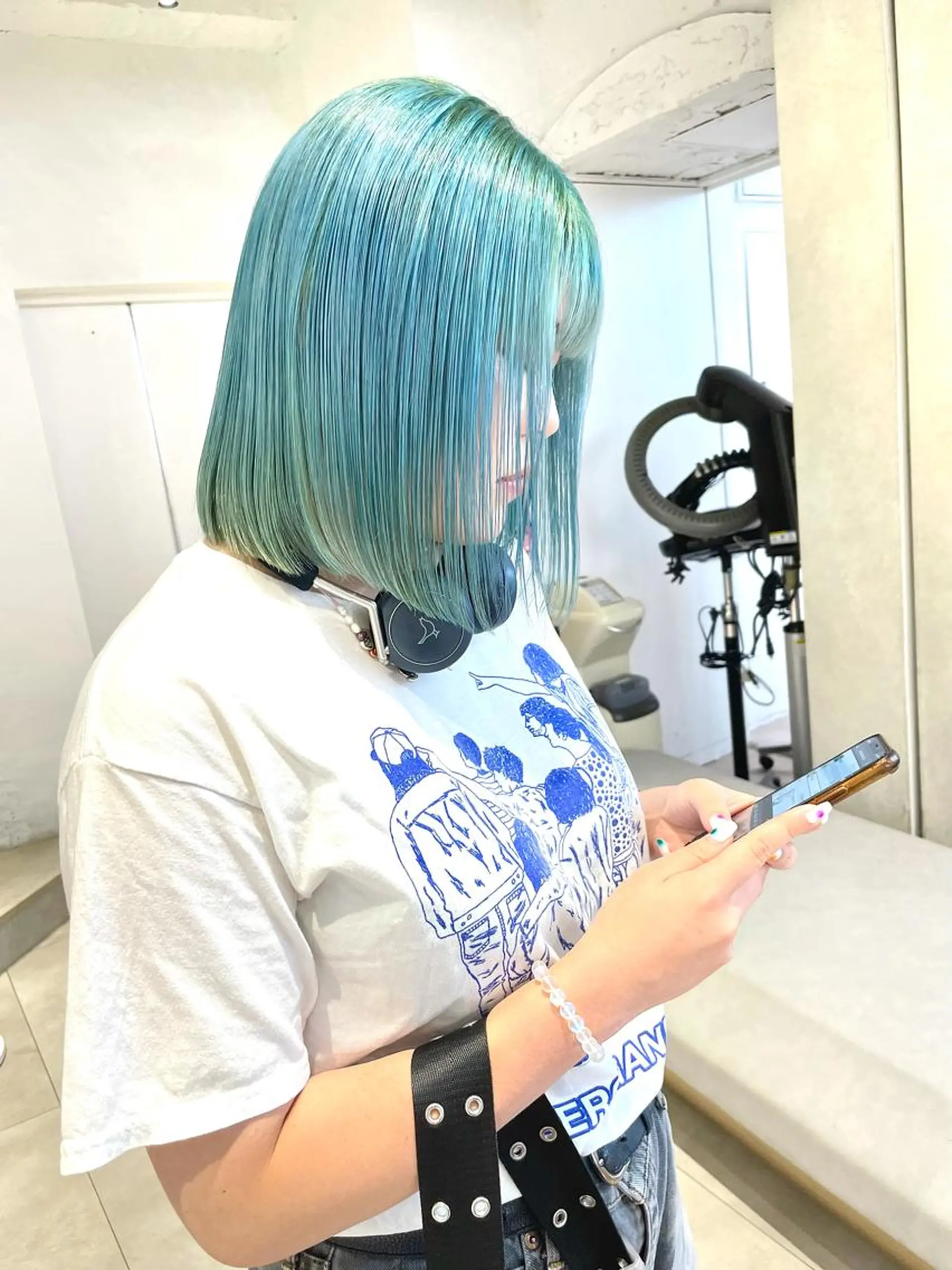 ミディアム カラー ヘアカラー 🇰🇷カルマパーマ kaito🇰🇷のヘアスタイル