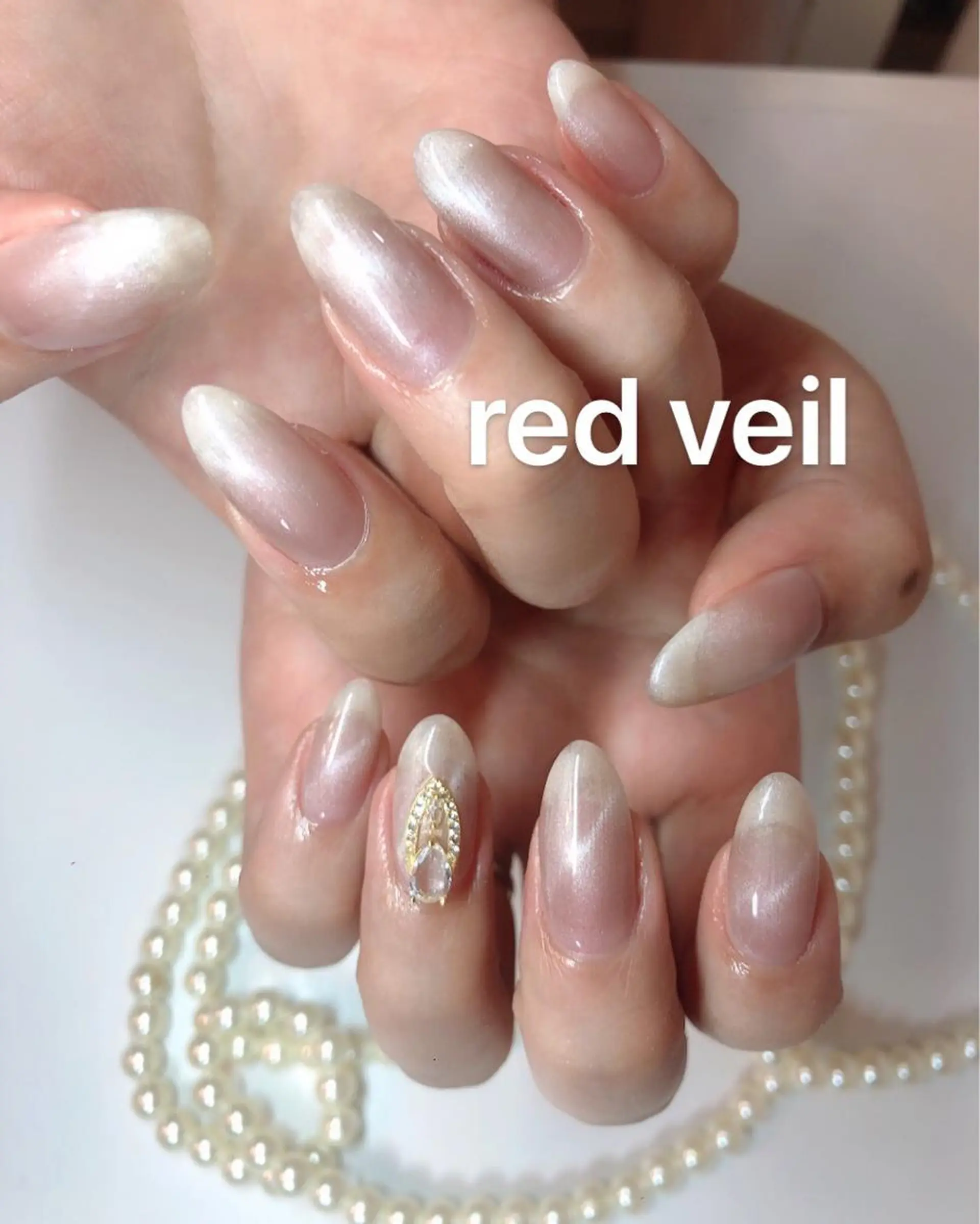 セミロング ネイル 長さ出し専門 nynaのネイルデザイン