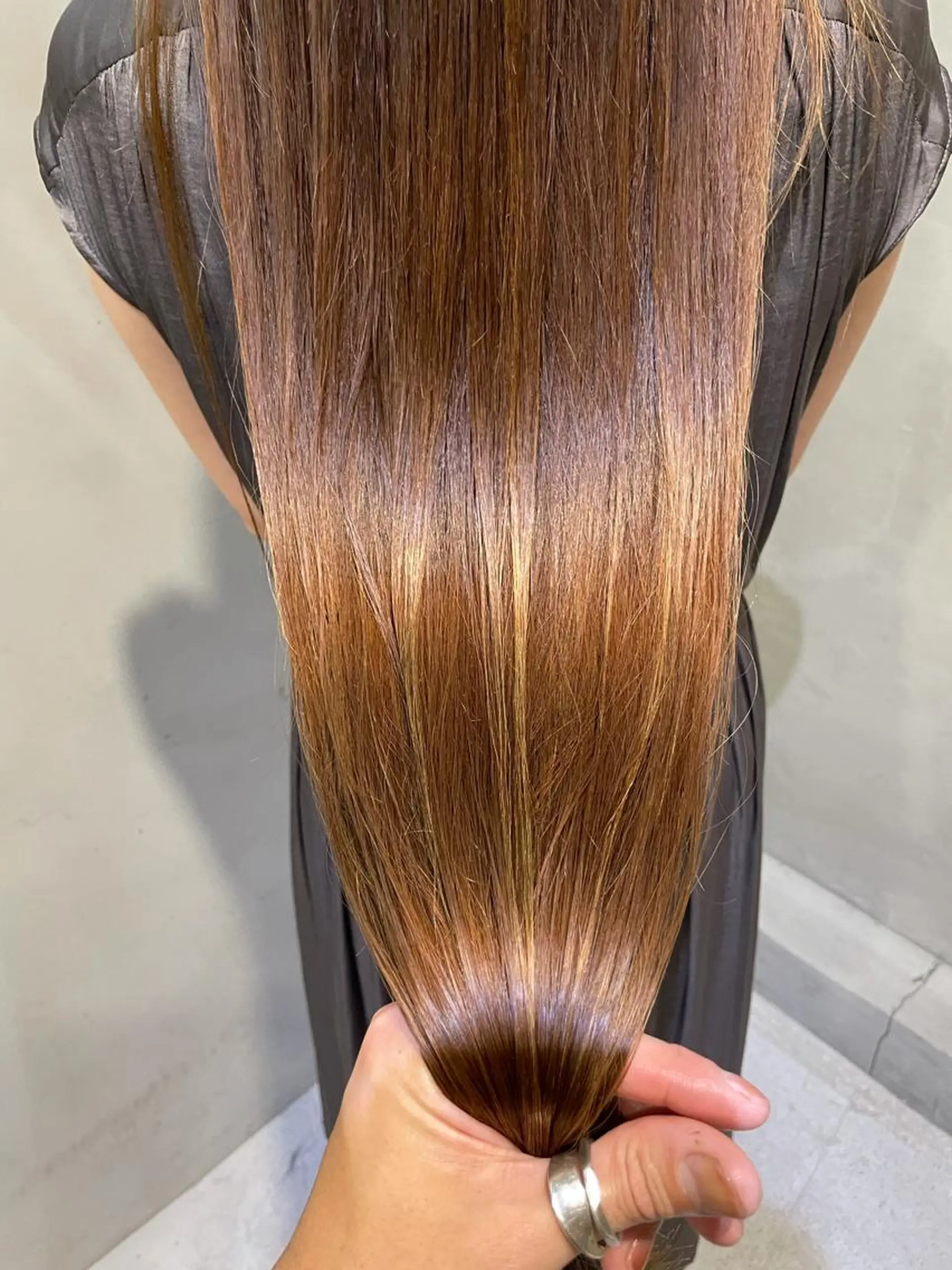 ロング 縮毛矯正 トリートメント お気に入り数2.3万 🏆SHO🏆のヘアスタイル