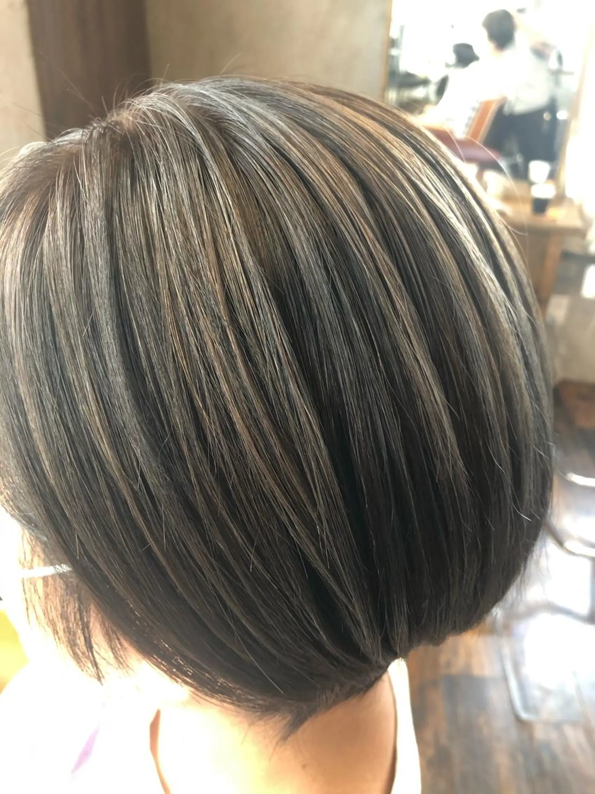 ショート カラー ブリーチ ケアブリーチ ハイライトカラー メッシュ ハイライト ∮フェードスタイル∮ 加藤嘉陛のヘアスタイル